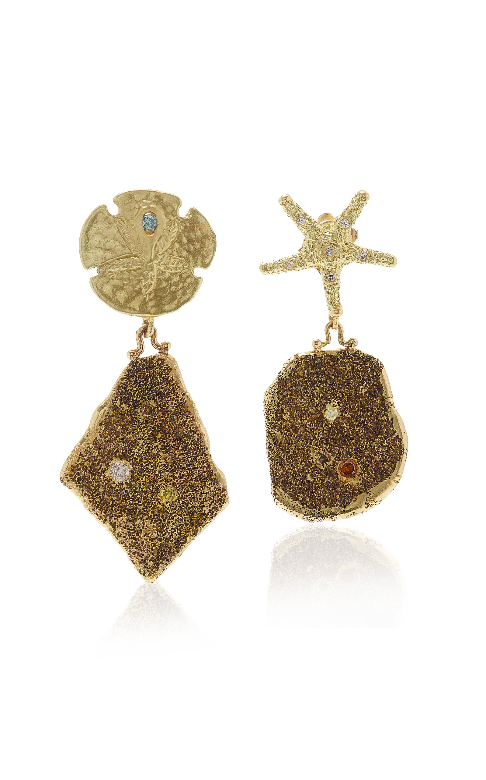Ischia 18K Yellow Gold Diamond Earrings
