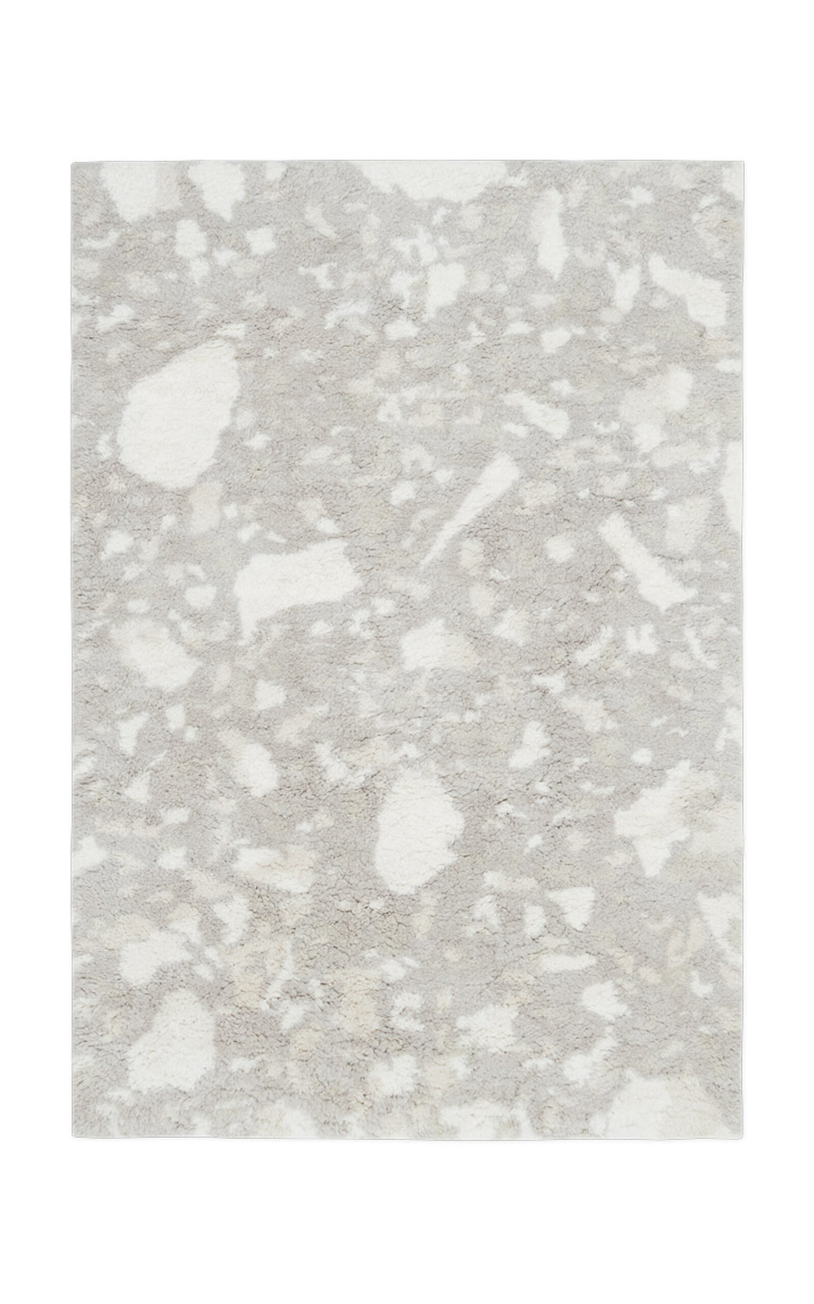 Nordic Knots Archipelago By ; Shaggy Area Rug In Oatmeal; Size 5' X 8' In Off-white