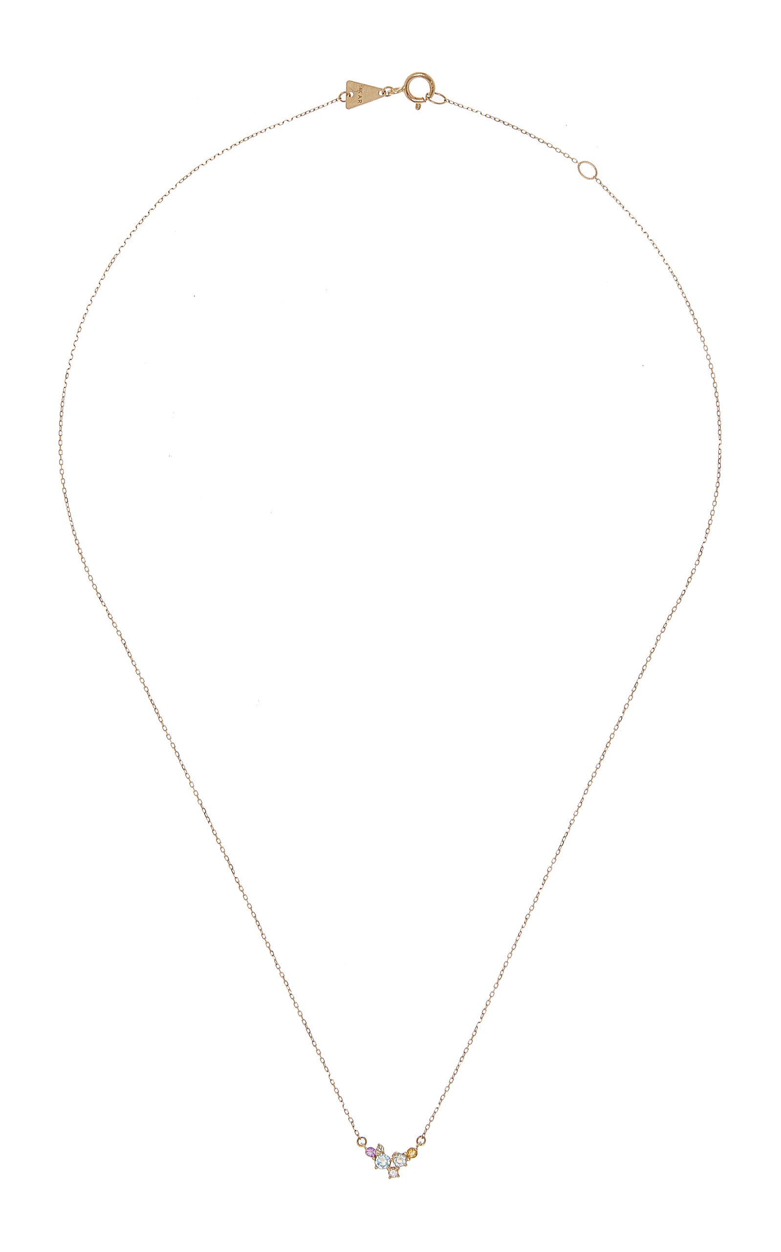 Adina Reyter 14k Yellow Gold Multi-stone Bubbles Necklace