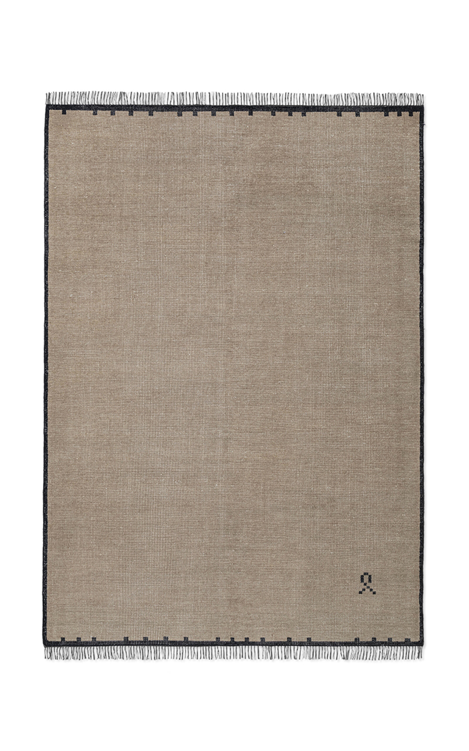 Nordic Knots 8' X 10' Elder 01 Hand Knotted Area Rug - Black