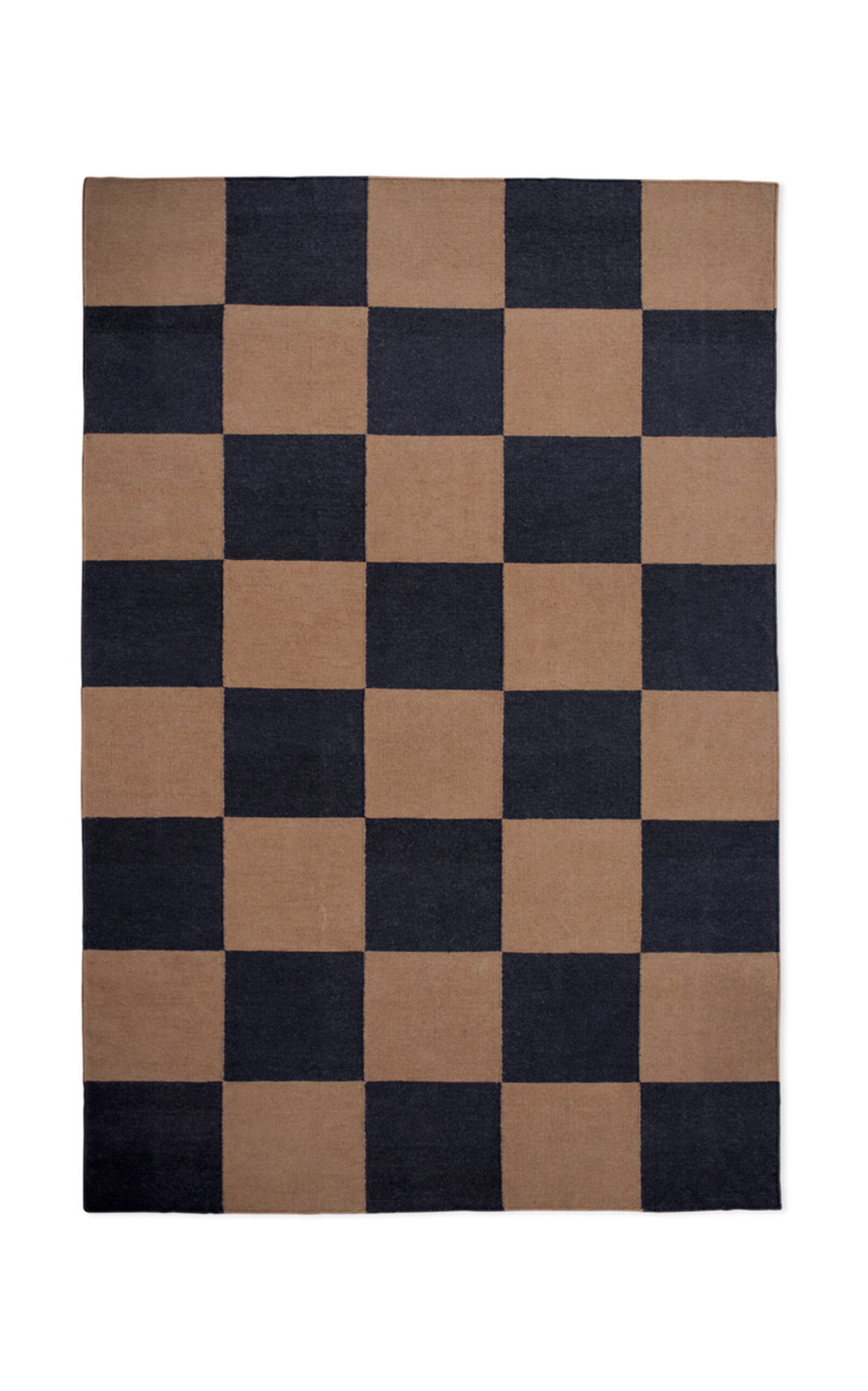 Nordic Knots 5' X 8' Square Flatweave Area Rug i - Brown