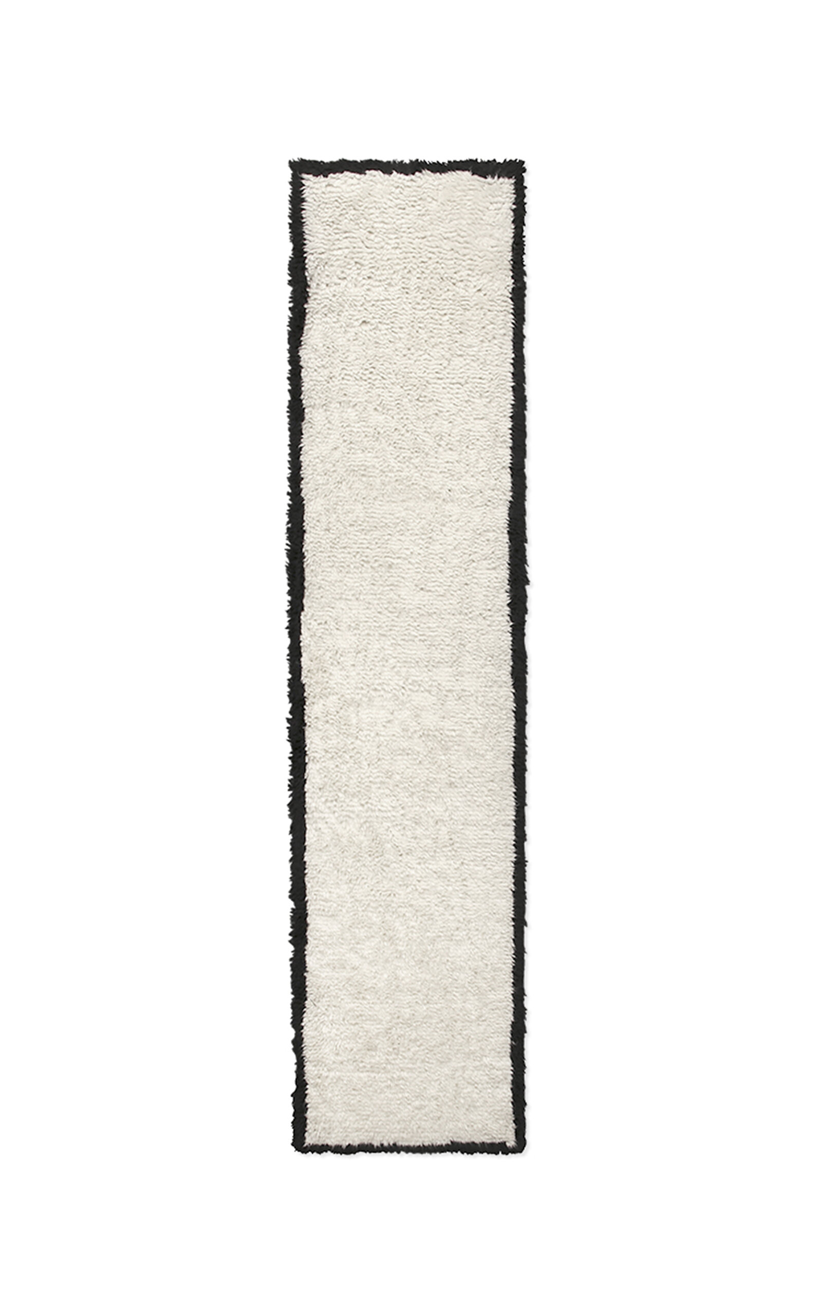 Nordic Knots 2.5' X 9' Shaggy Runner Shaggy Area Rug - Off-White