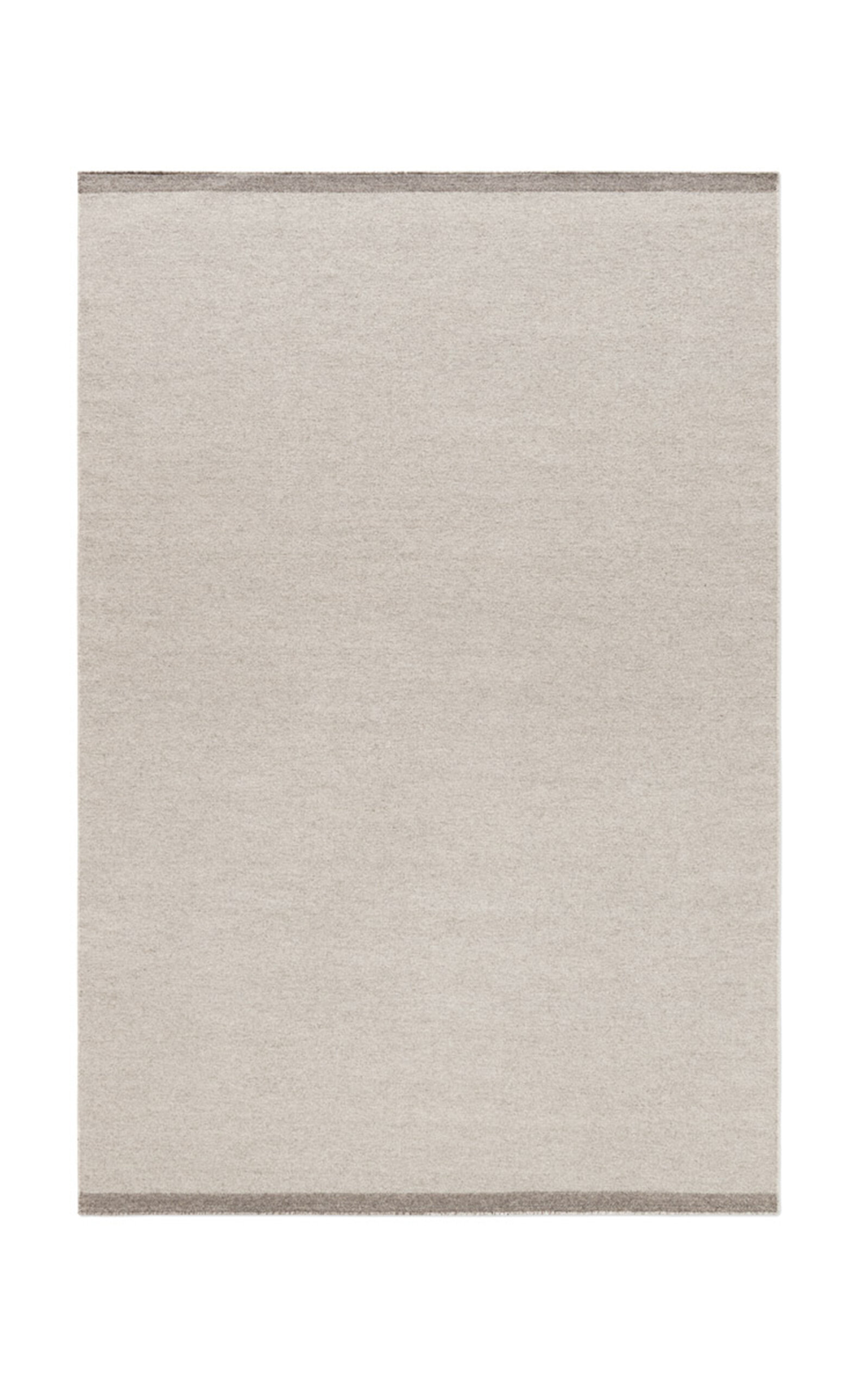 NORDIC KNOTS ZERO BY NORDIC KNOTS; FLATWEAVE AREA RUG IN WARM GRAY; SIZE 2.5' X 12'