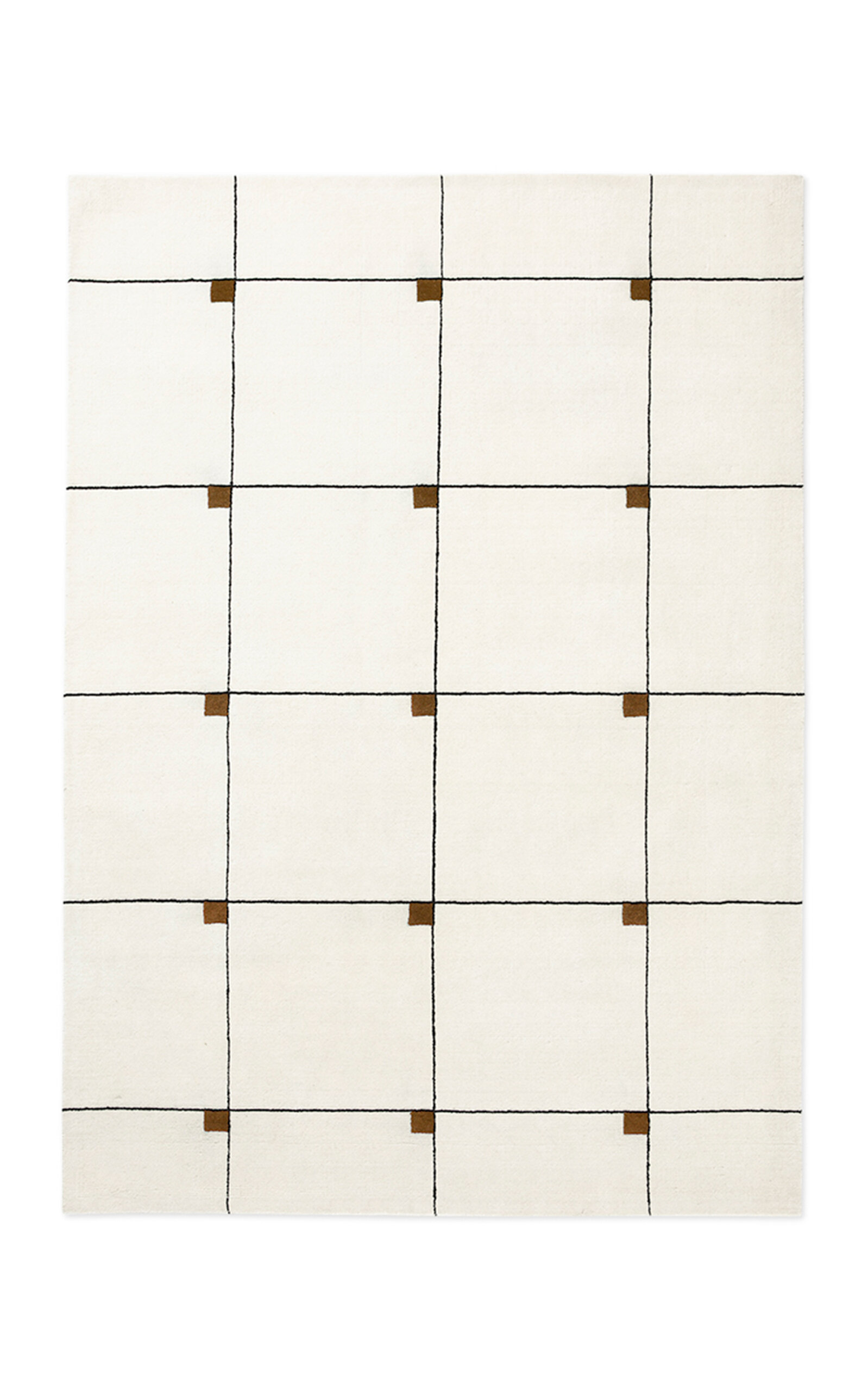 Nordic Knots 5'X 8'Modern Area Rug - Off-White