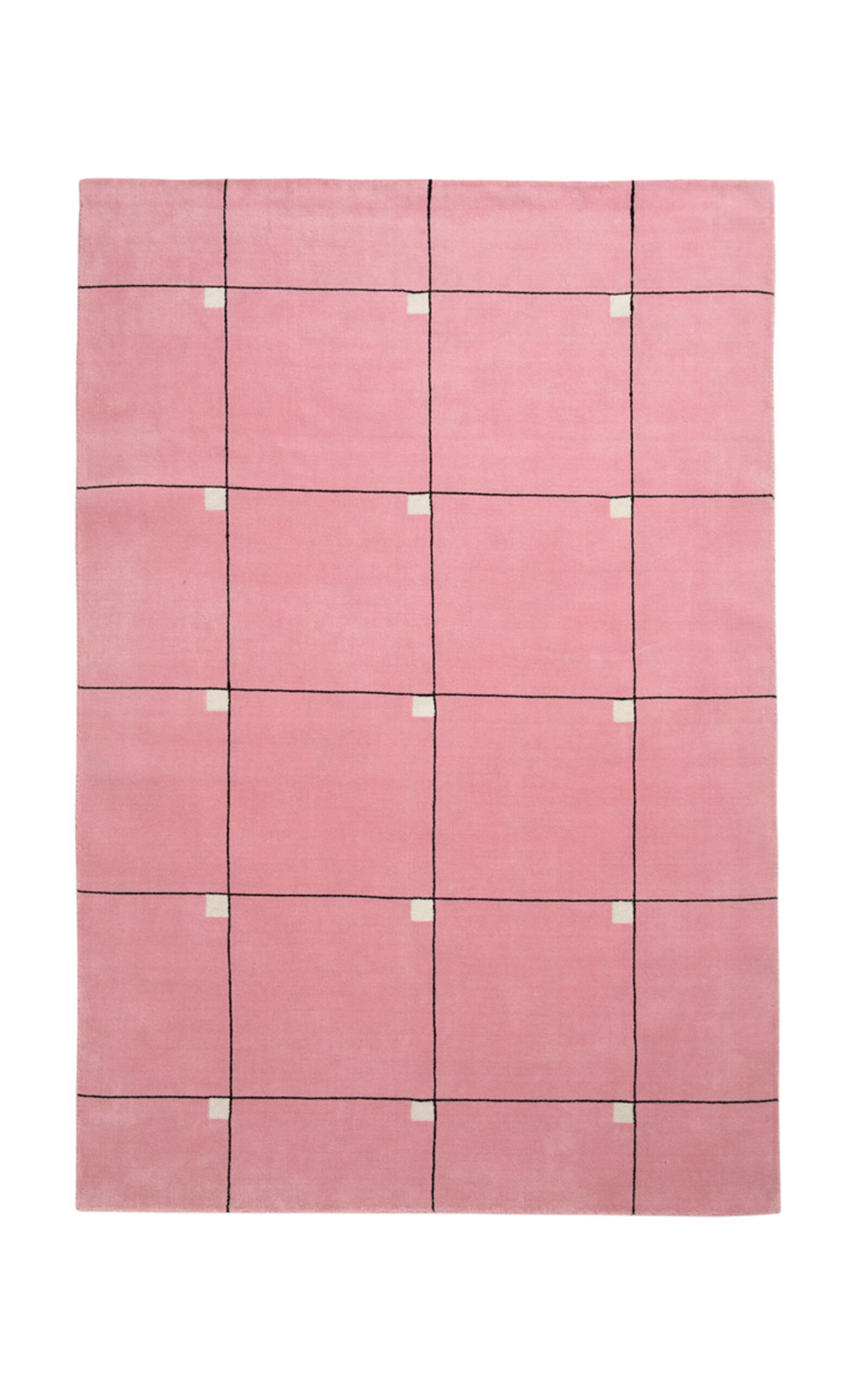 NORDIC KNOTS MODERN AREA RUG IN PINK; SIZE 10' X 14'