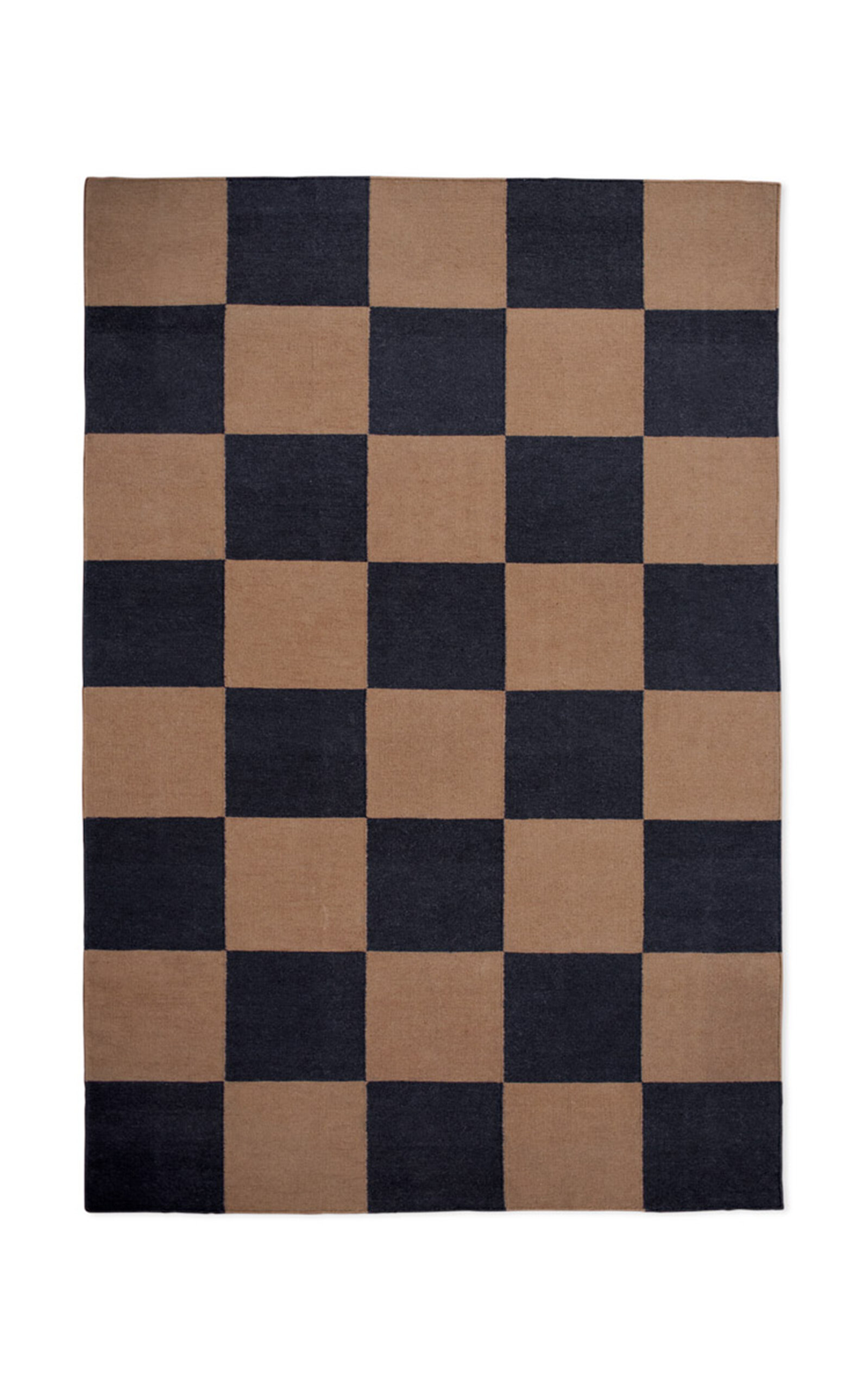 Nordic Knots Square By ; Flatweave Area Rug In Tobacco; Size 8' X 10' In Brown