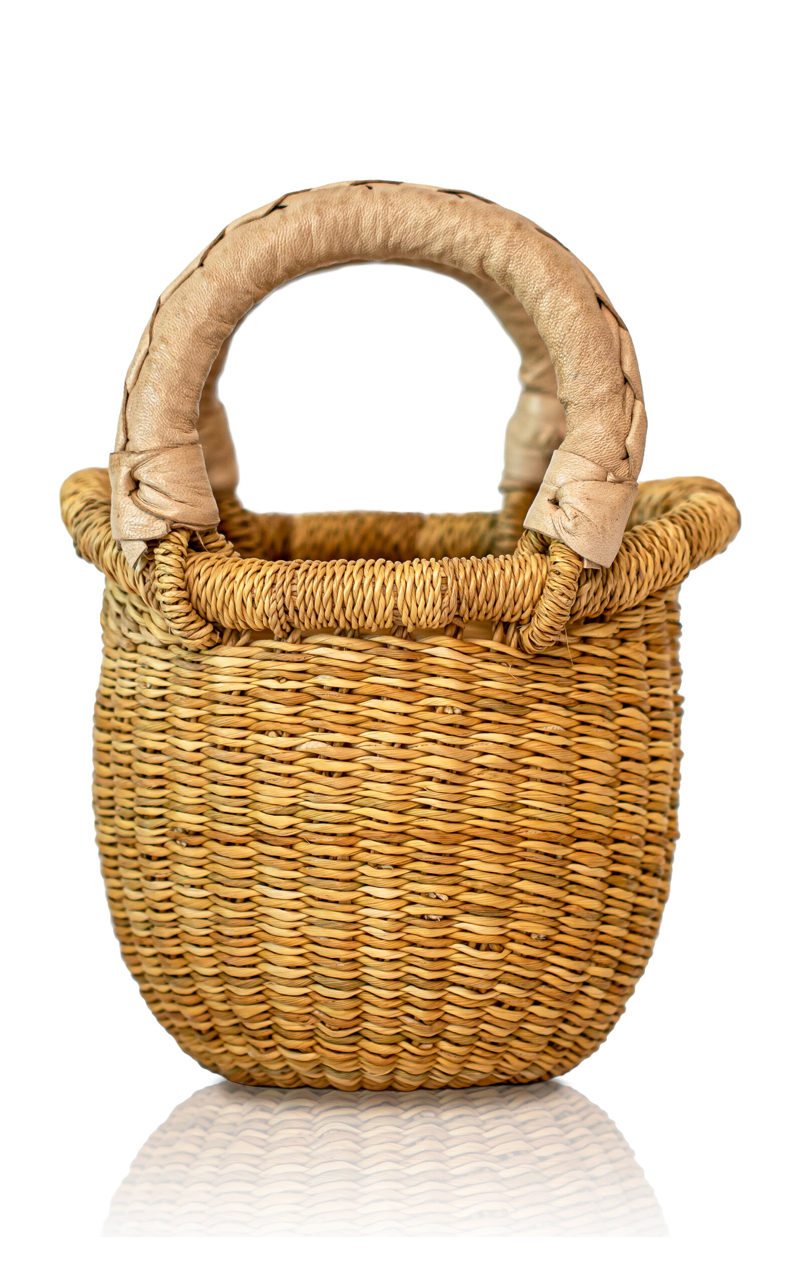 Shop Sonder & Holliday The Micro Victoria Basket No.1 In Ivory