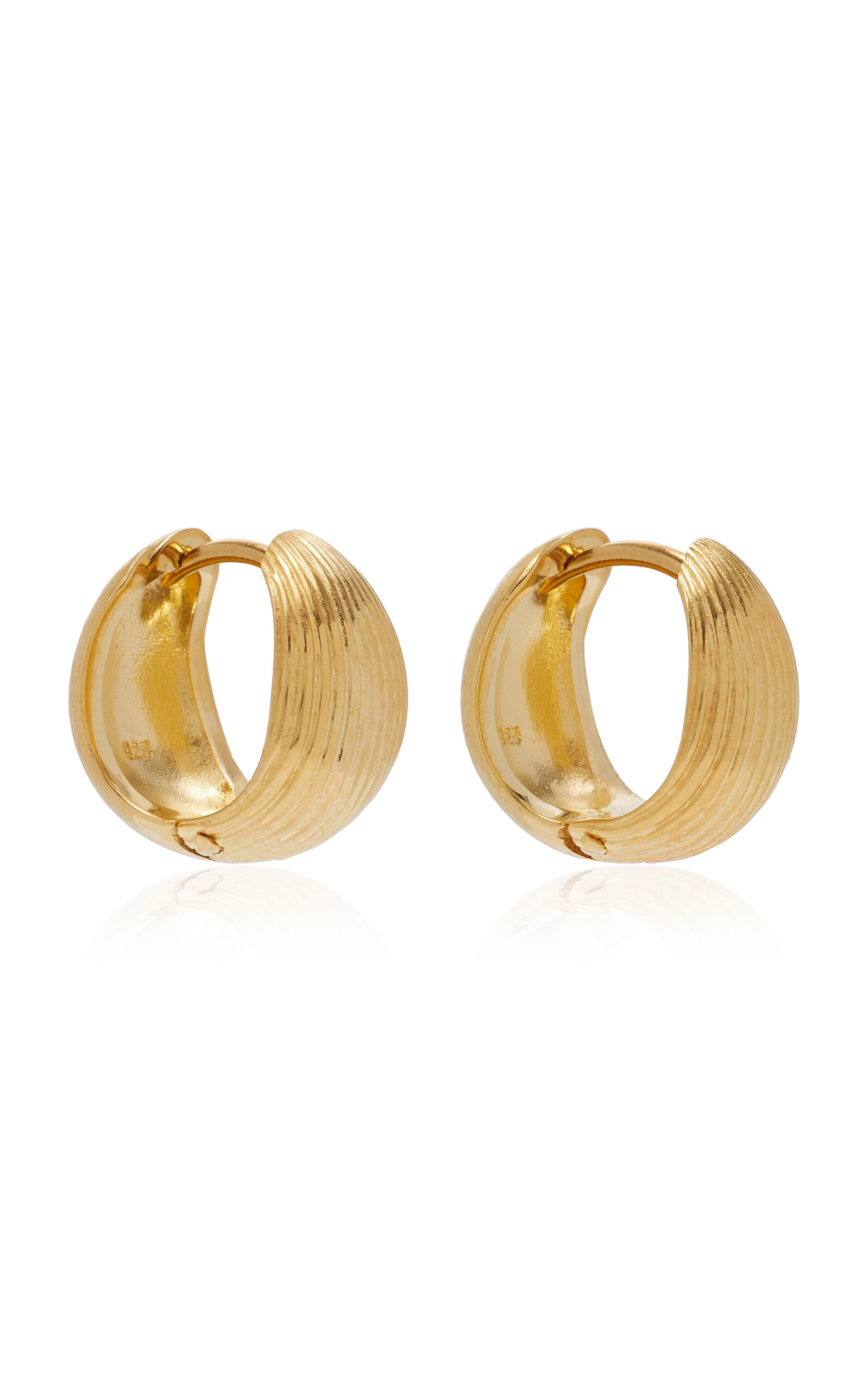 Shop Sophie Buhai 18k Gold Vermeil Reversible Hoop Earrings