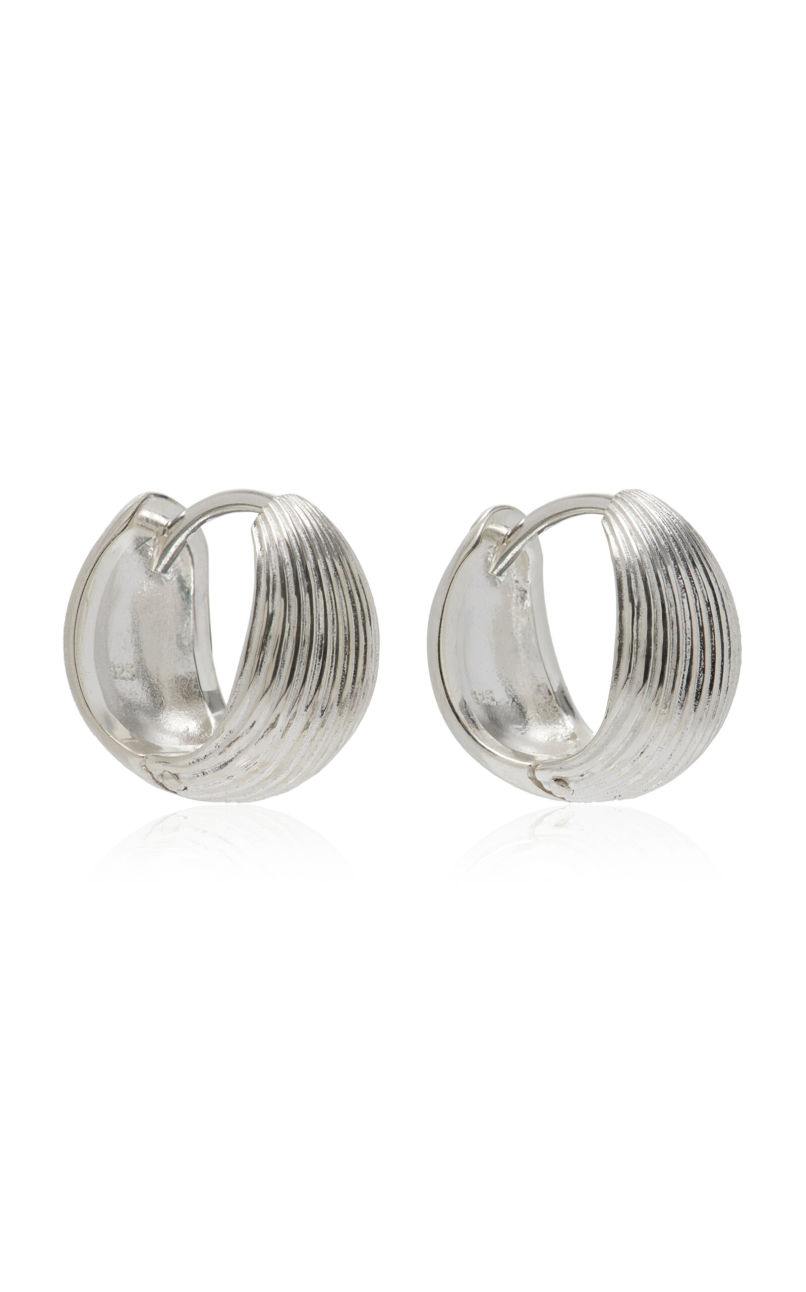 Shop Sophie Buhai Sterling Silver Reversible Hoop Earrings