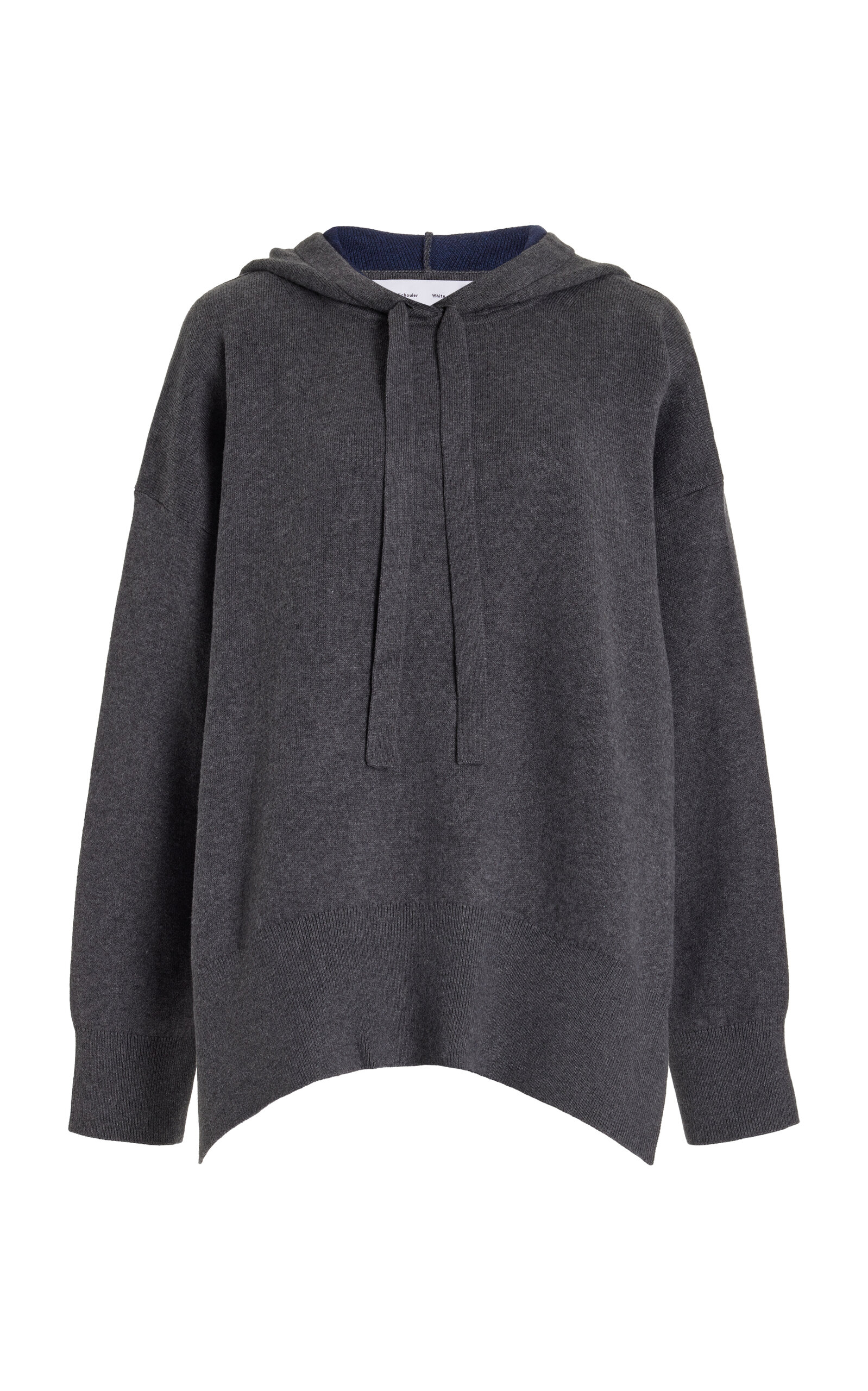 Proenza Schouler White Label Cleo Cotton-Cashmere Sweatshirt - Grey