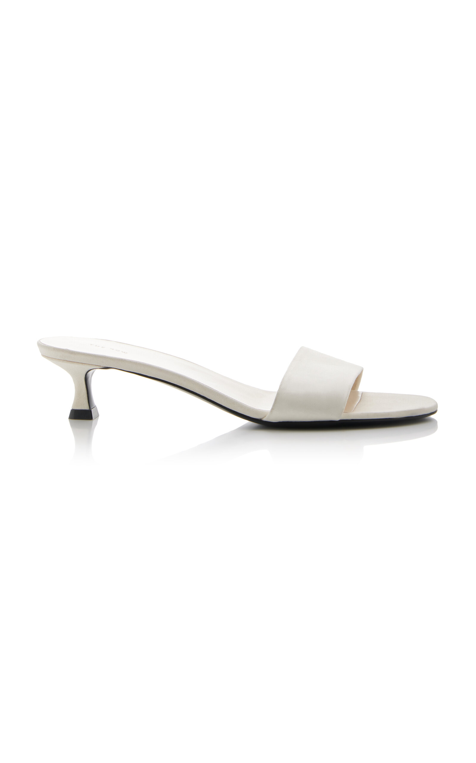 Shop The Row Satin Sandals In White