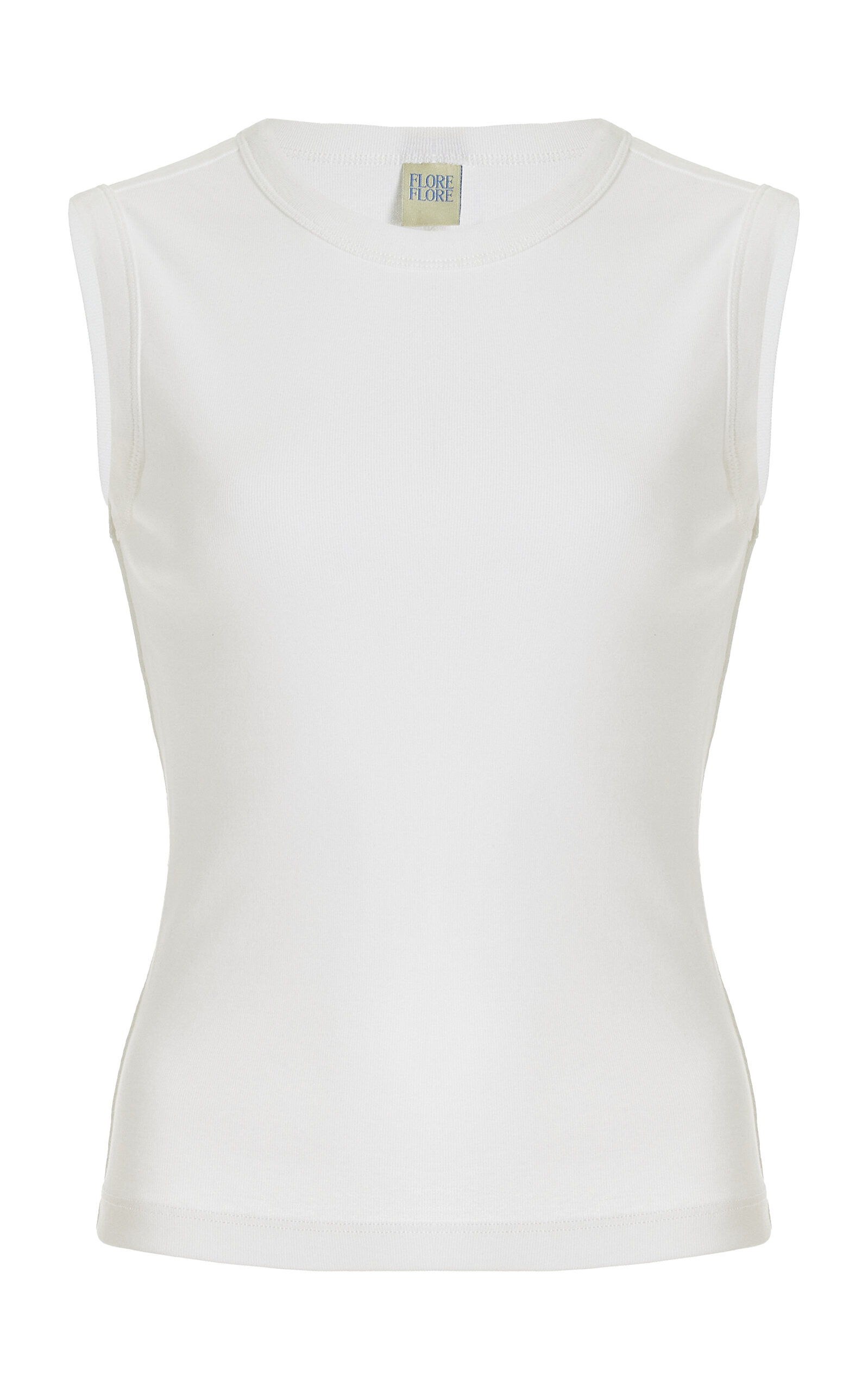 Flore Flore Esmé Cotton Tank Top - Moda Operandi