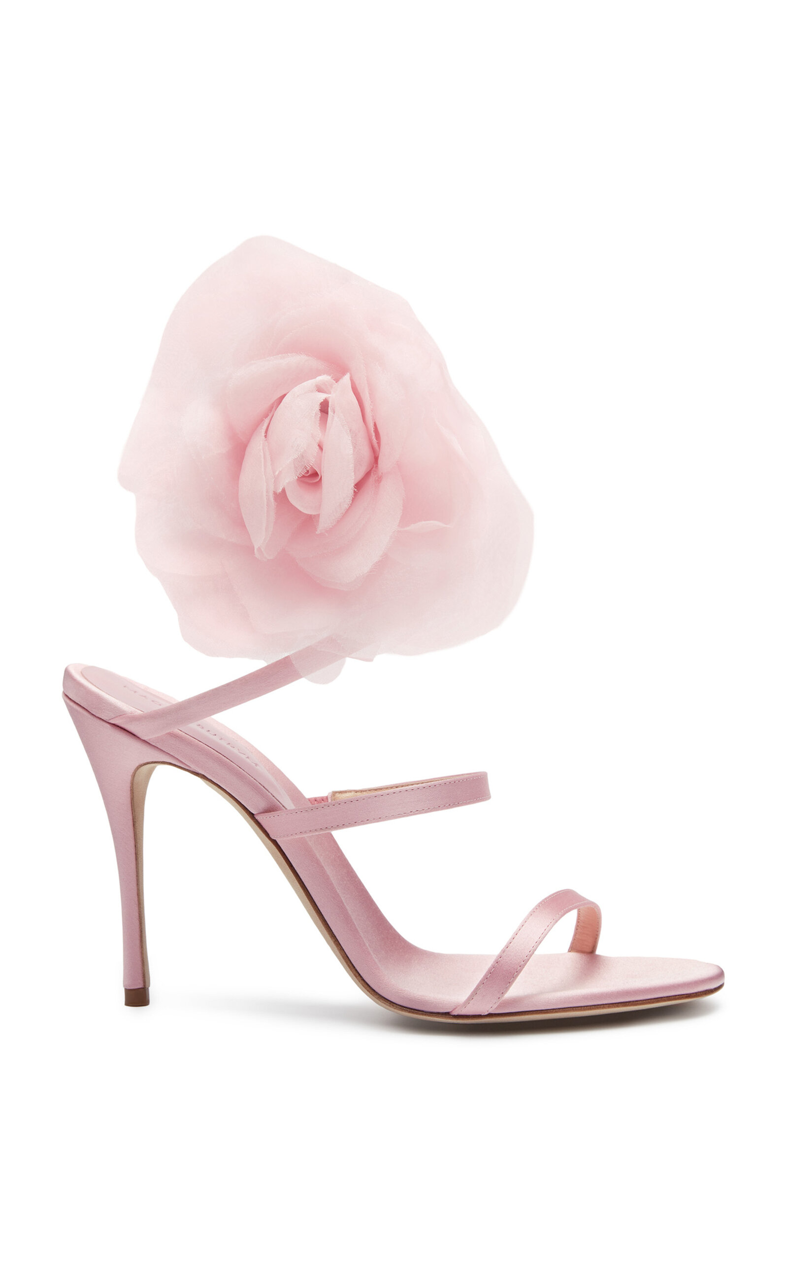 Magda Butrym Women's Spiral Floral Sandals In Pink