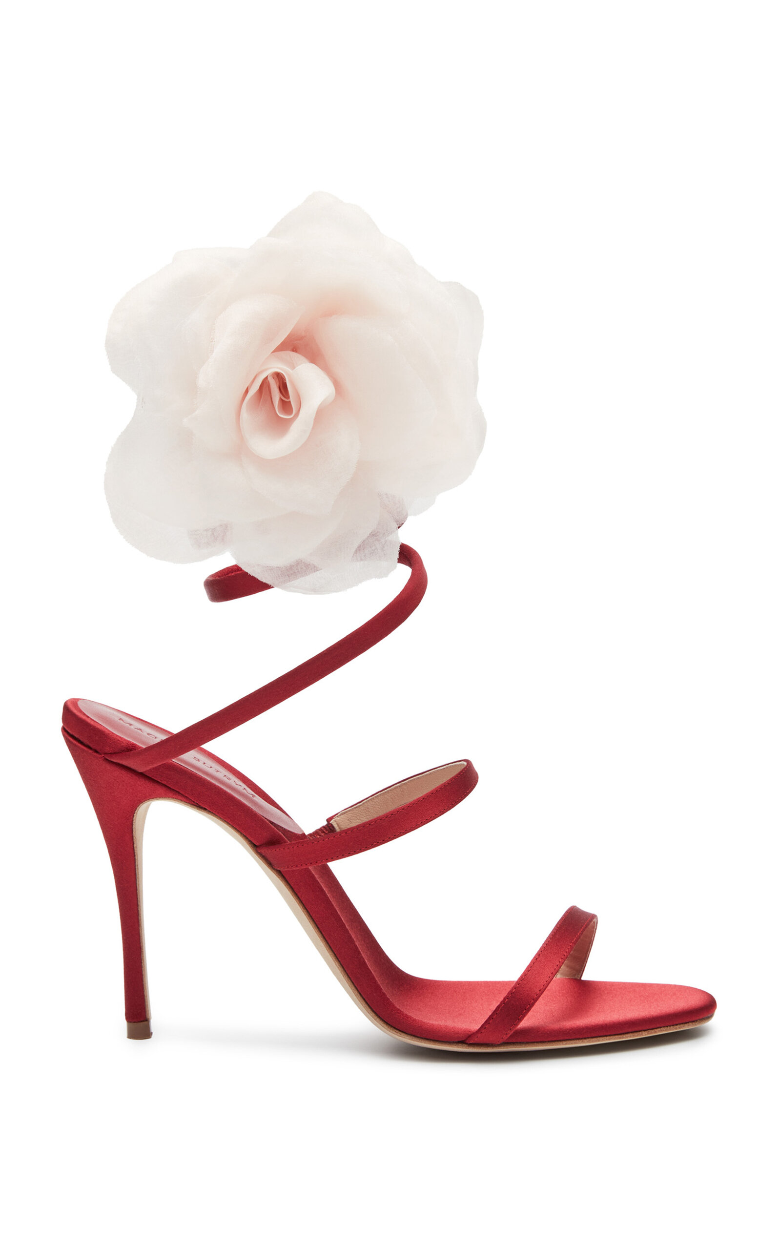 MAGDA BUTRYM WOMEN'S SPIRAL FLORAL SANDALS