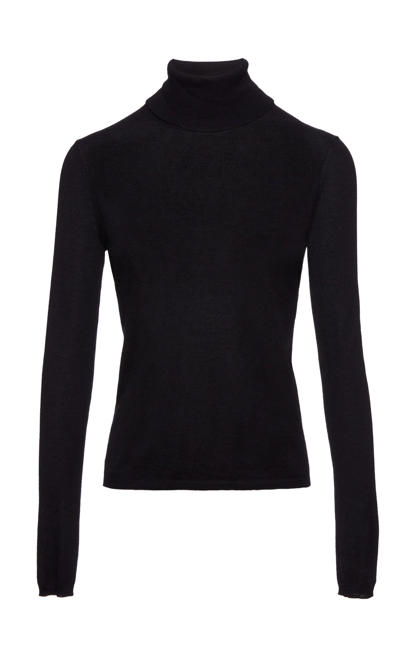Magda Butrym Cashmere-blend Knit Turtleneck In Black