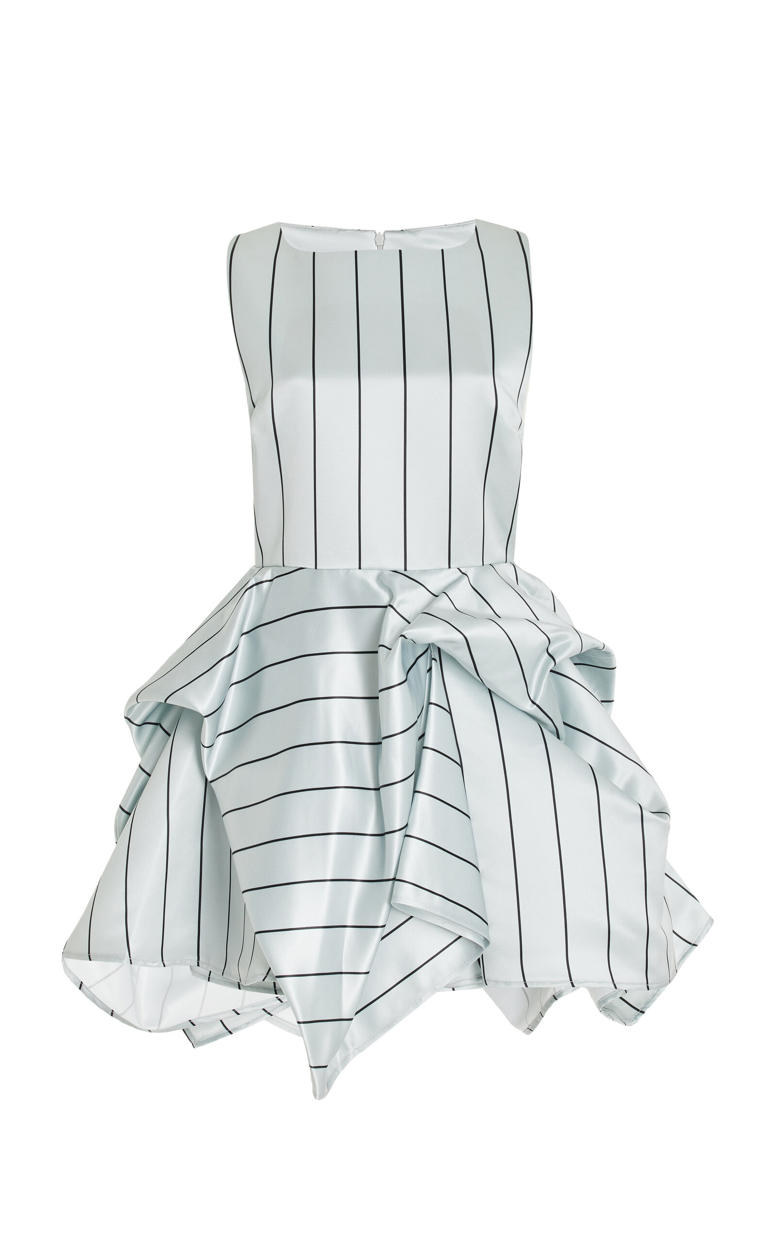 Jw Anderson Peplum Mini Dress In White