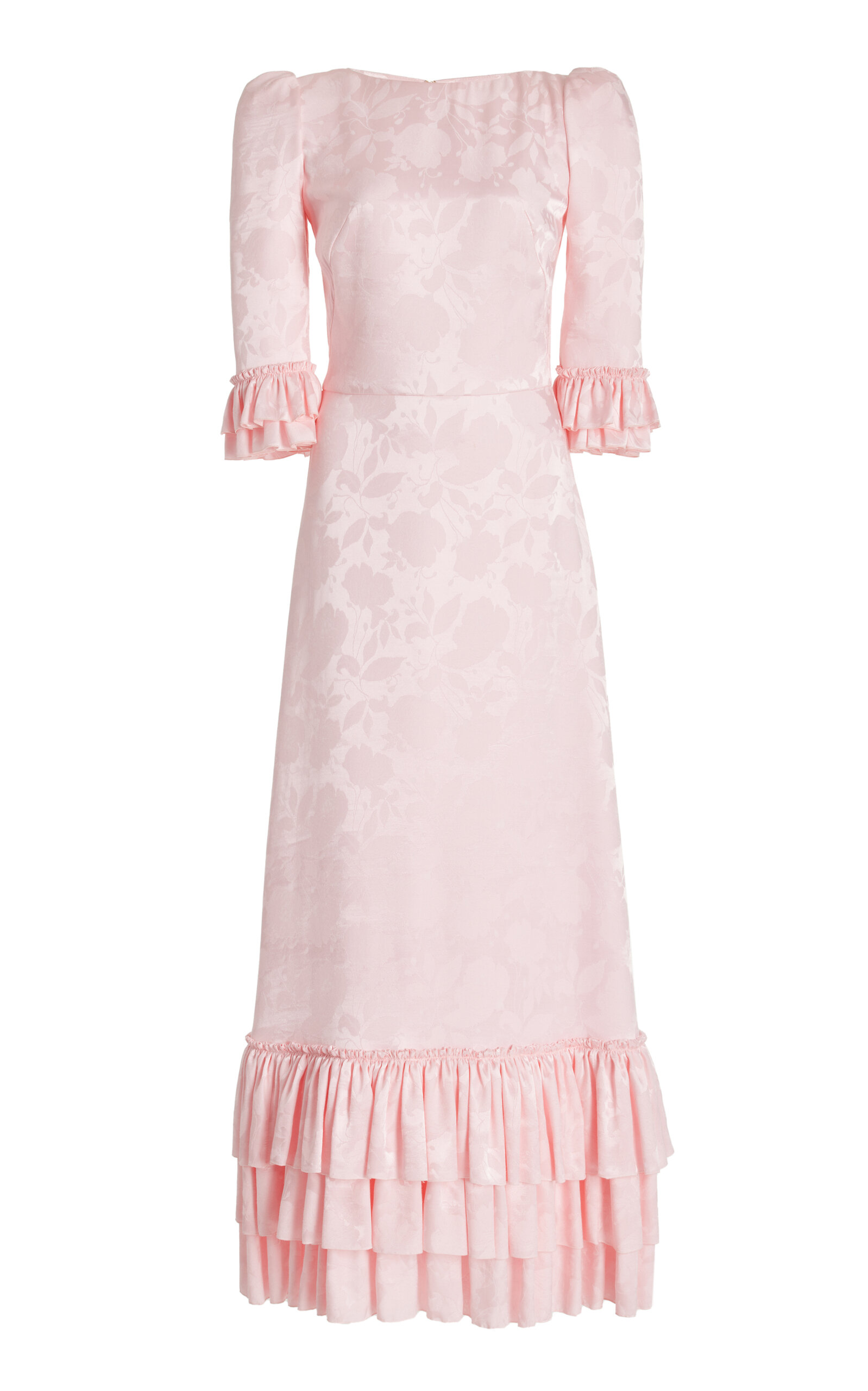 vampire's wife pink dress A Pink Vampires Wife Dress for Lucy and Mo's Retro Cool, Country House Wedding Party Weekend at Higher Eggbeer in Devon