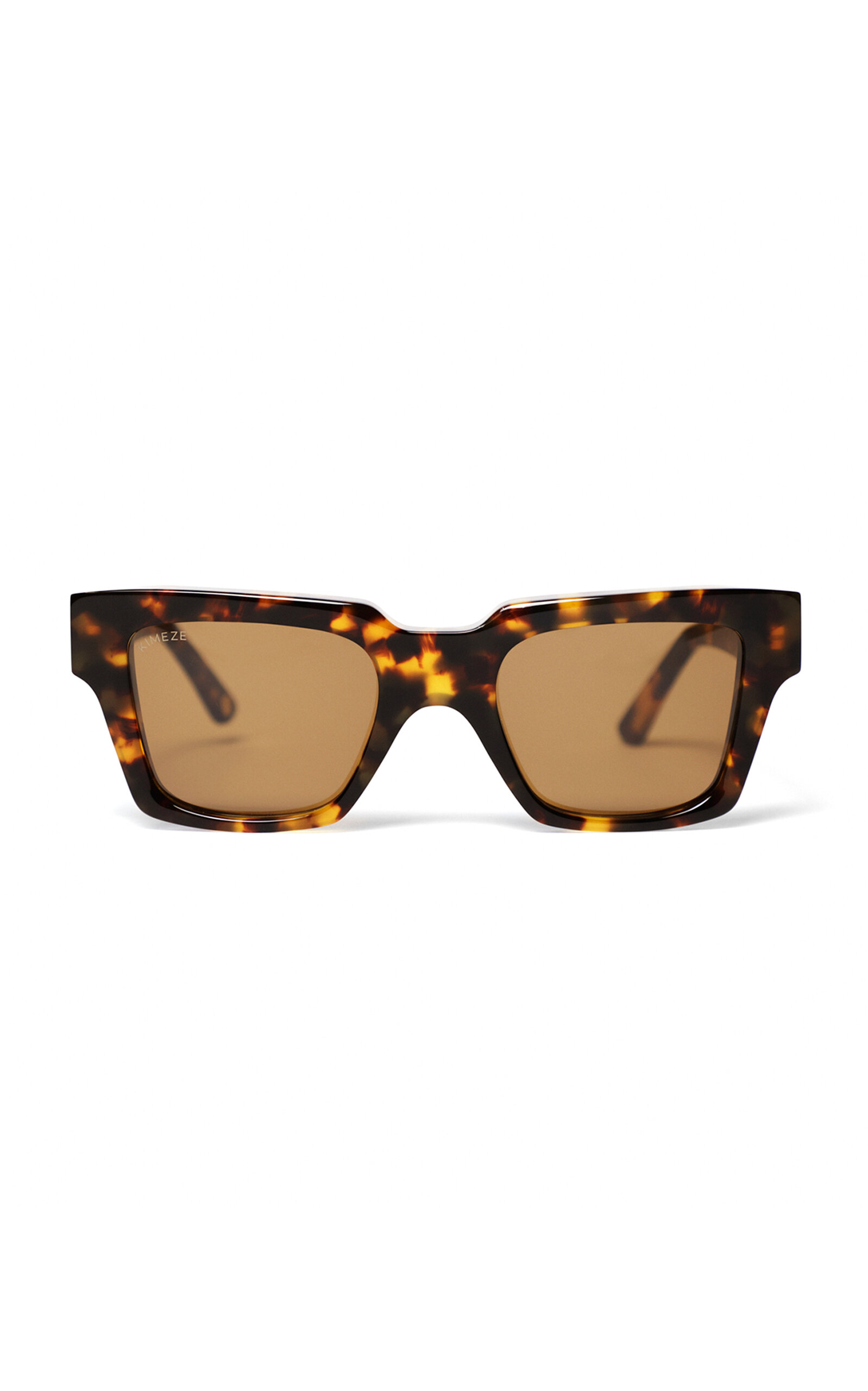 Kimeze Mahi Oversized Square-frame Acetate Sunglasses In Brown
