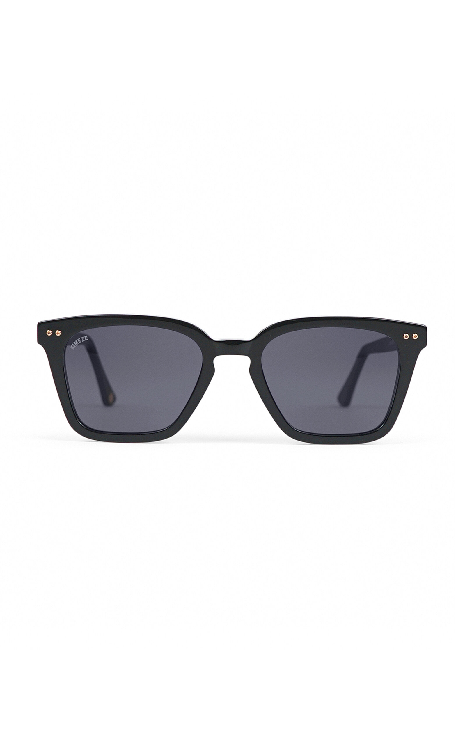 Kimeze Omar Oversized Square-frame Acetate Sunglasses In Black