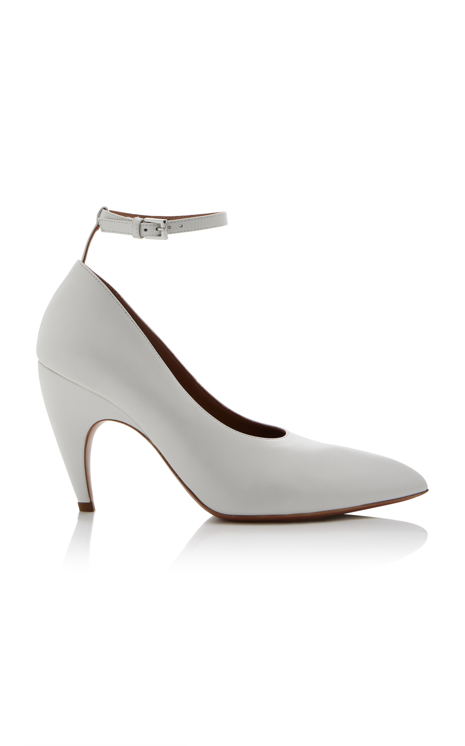 Alaïa Leather Pumps In White