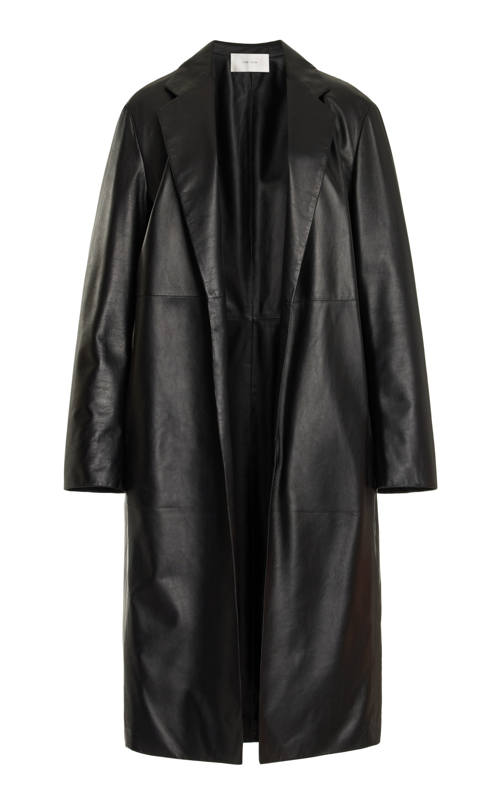 Shop The Row Babil Leather Coat In Black