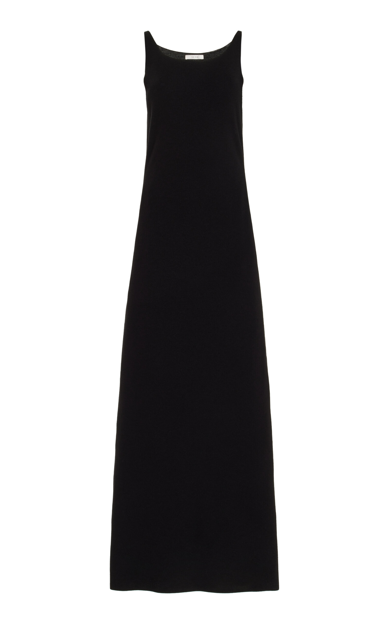 Shop The Row Florio Tank Wool-blend Maxi Dress In Black