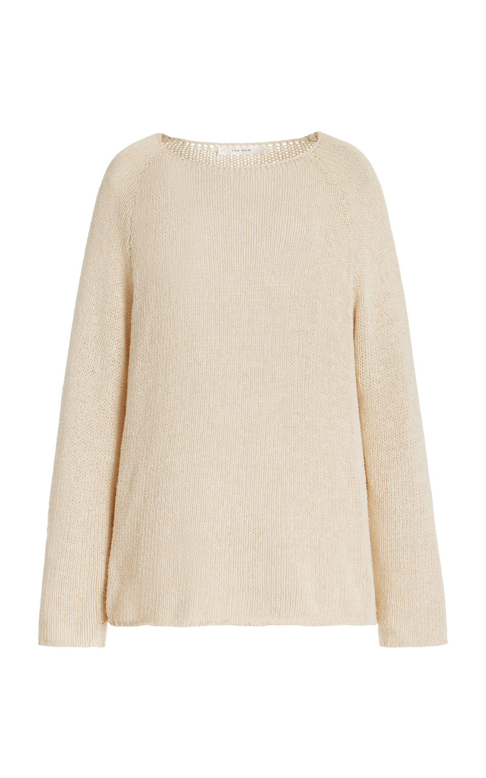 Shop The Row Fausto Knit Silk Sweater In Neutral