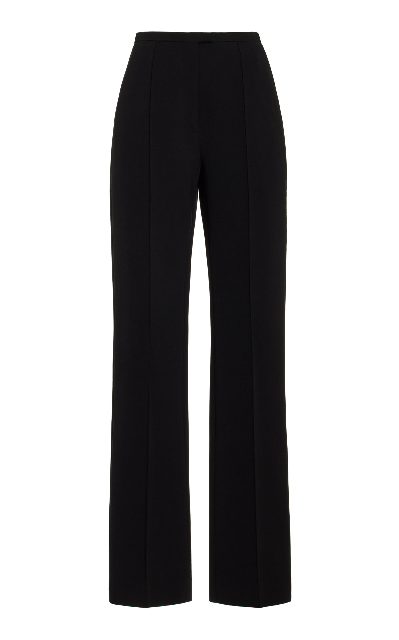 Shop The Row Desmond Stretch-wool Flare Pants In Black