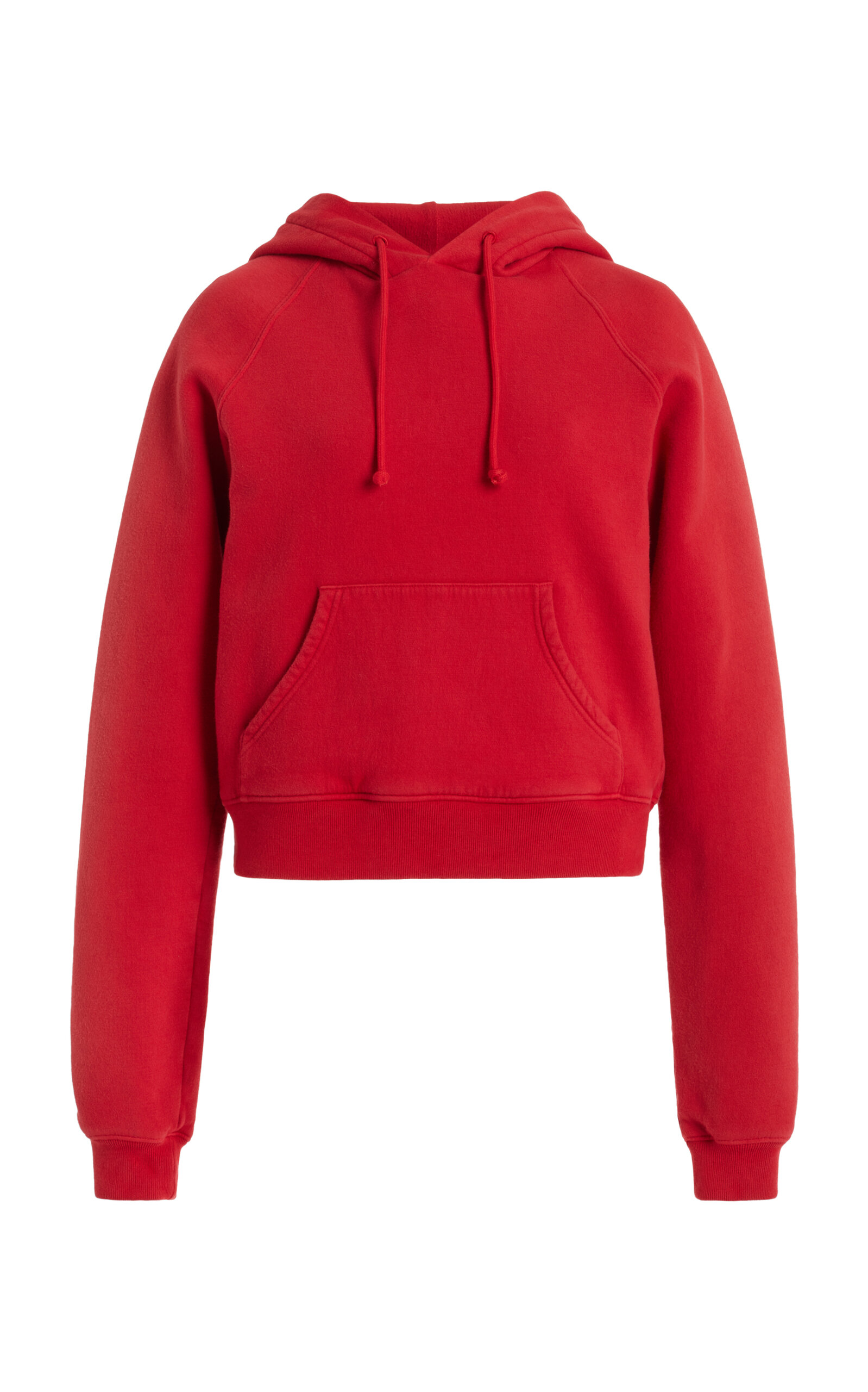 Shop The Row Timmi Cotton-blend Hoodie In Red