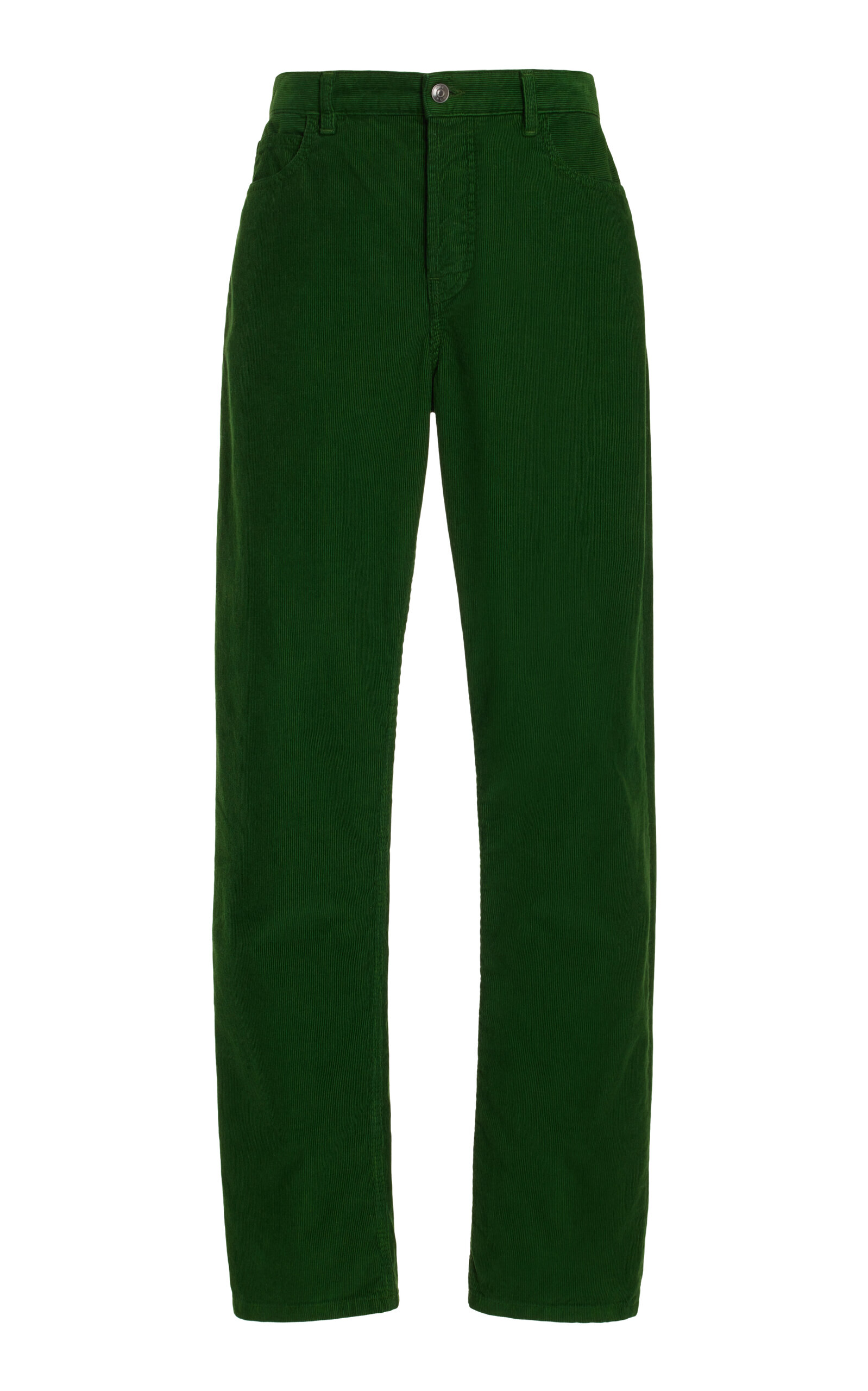 The Row Dan Wide-leg Denim Trousers In Green