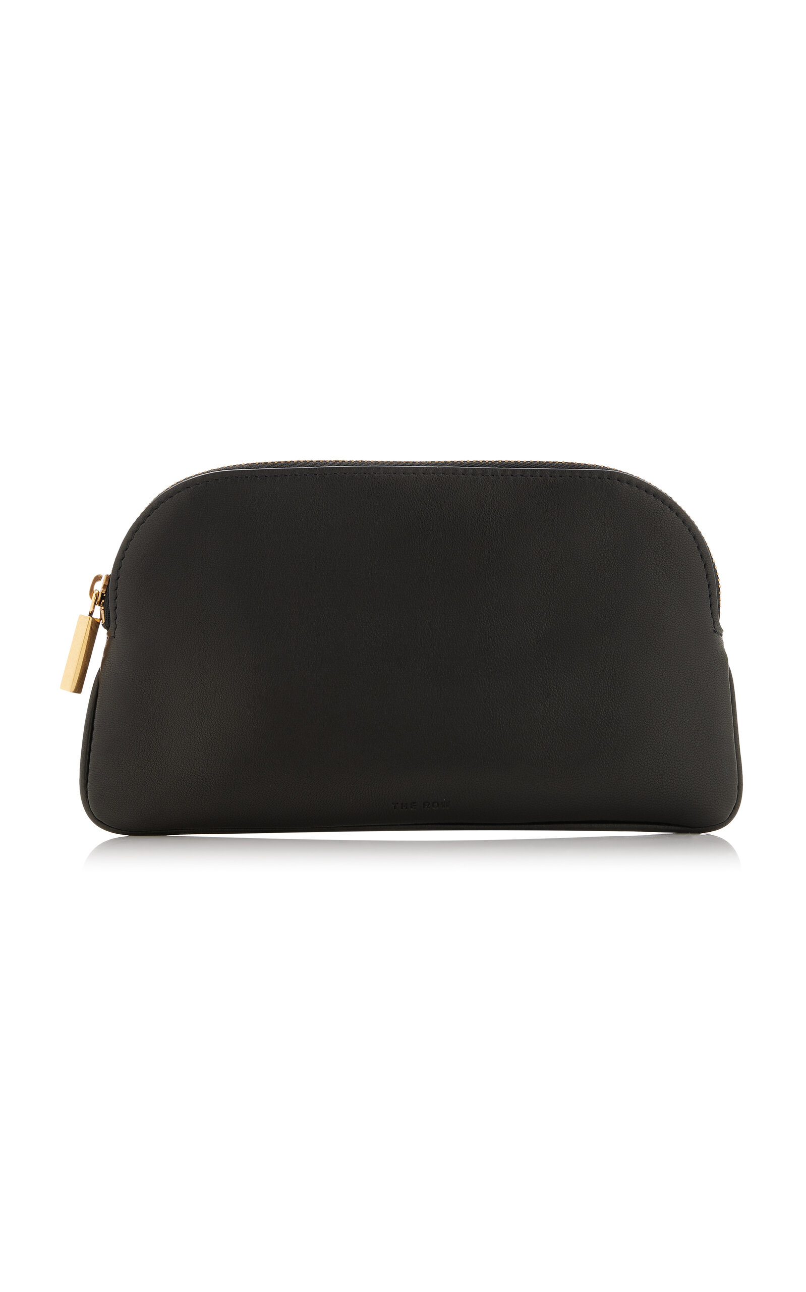 The Row E/w Circle Pouch In Black