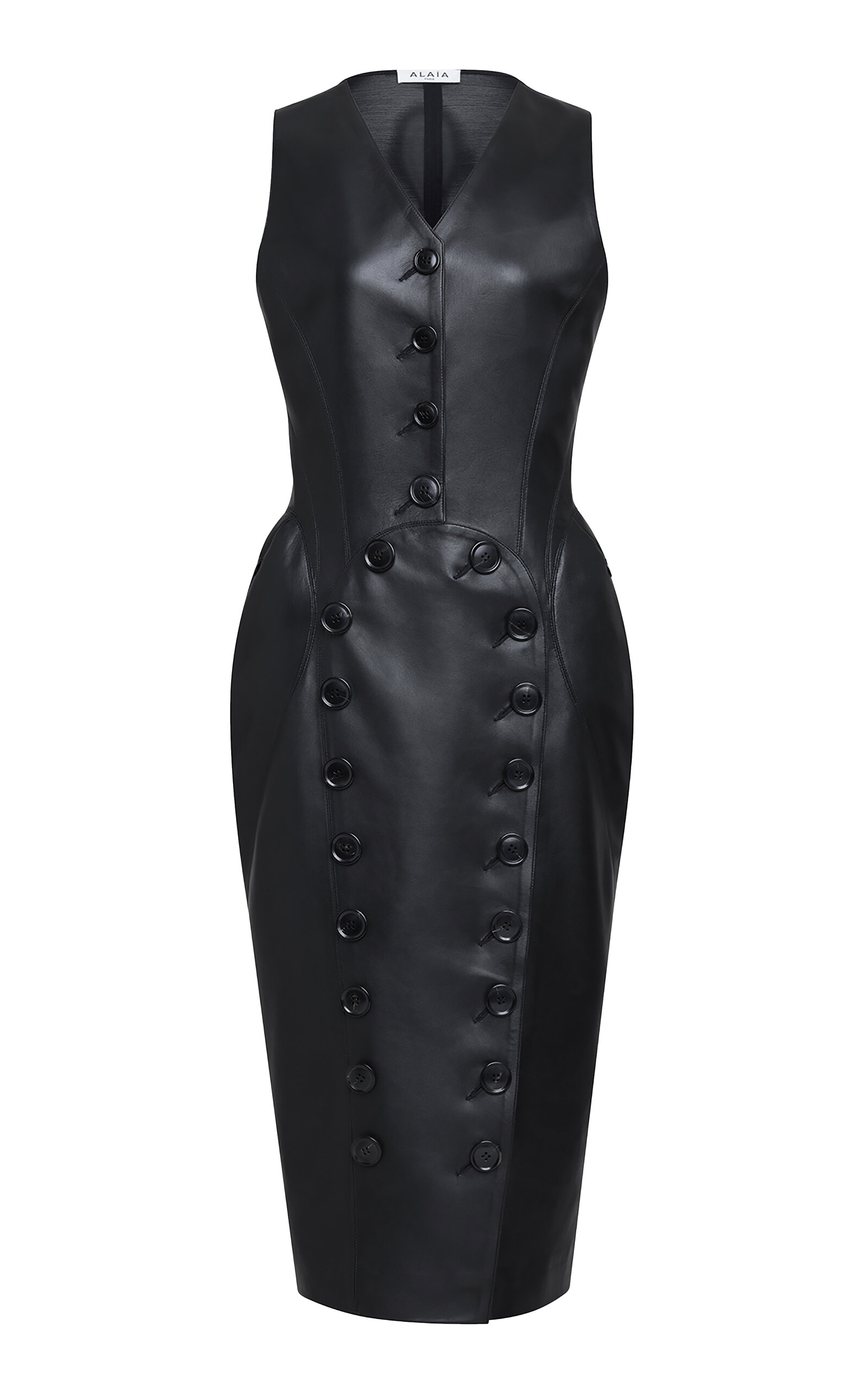 black midi vest dress Seddiq Vest Midi Dress