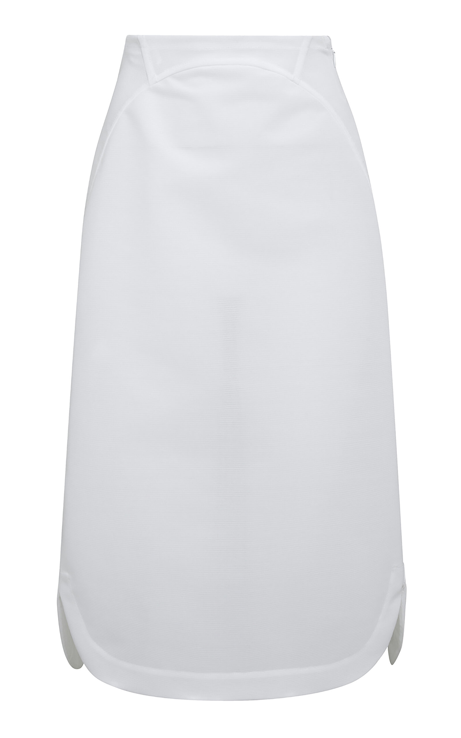 Alaïa Women's Sheer Midi Skirt In White