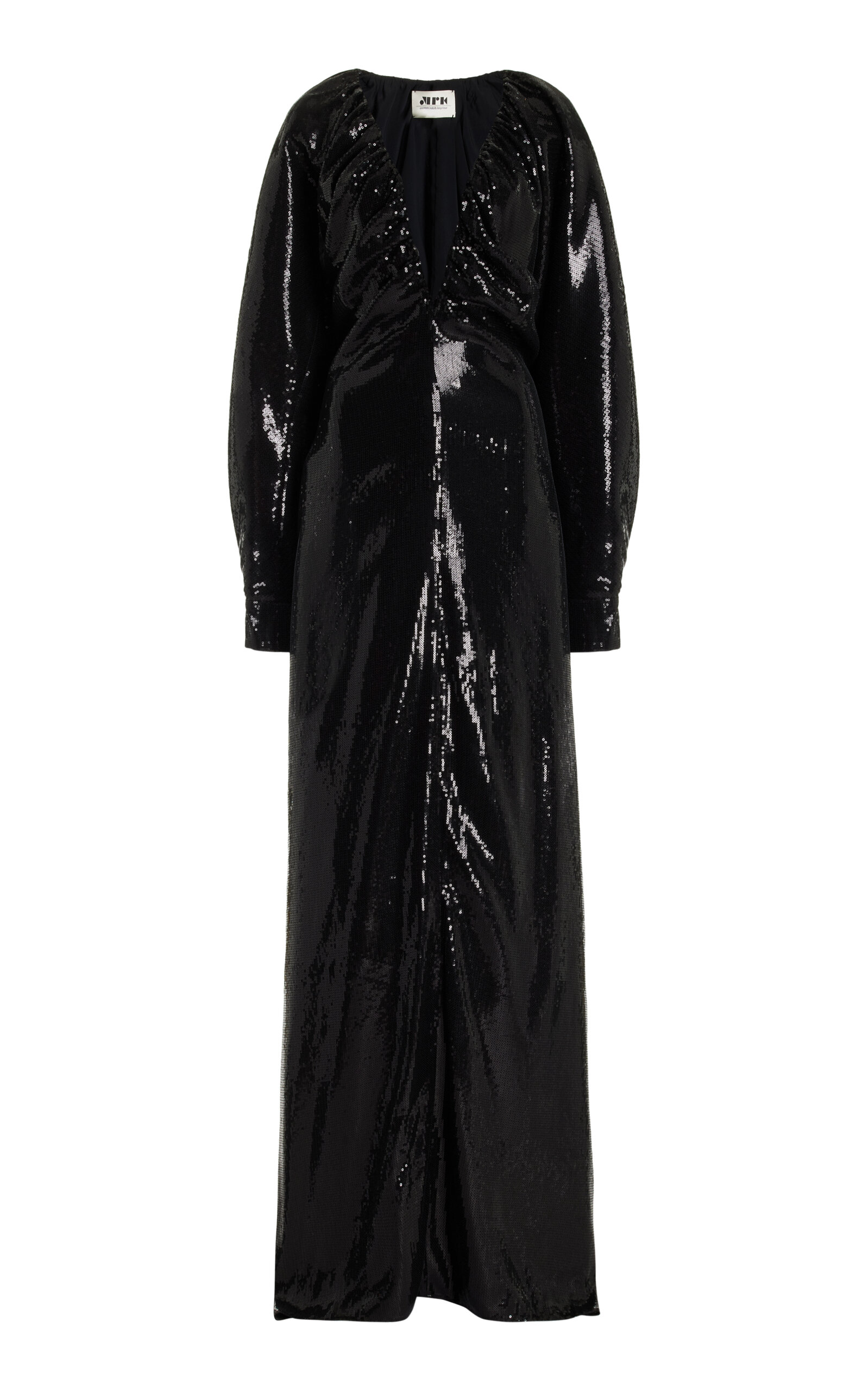 Maison Rabih Kayrouz Sequined Maxi Dress In Black