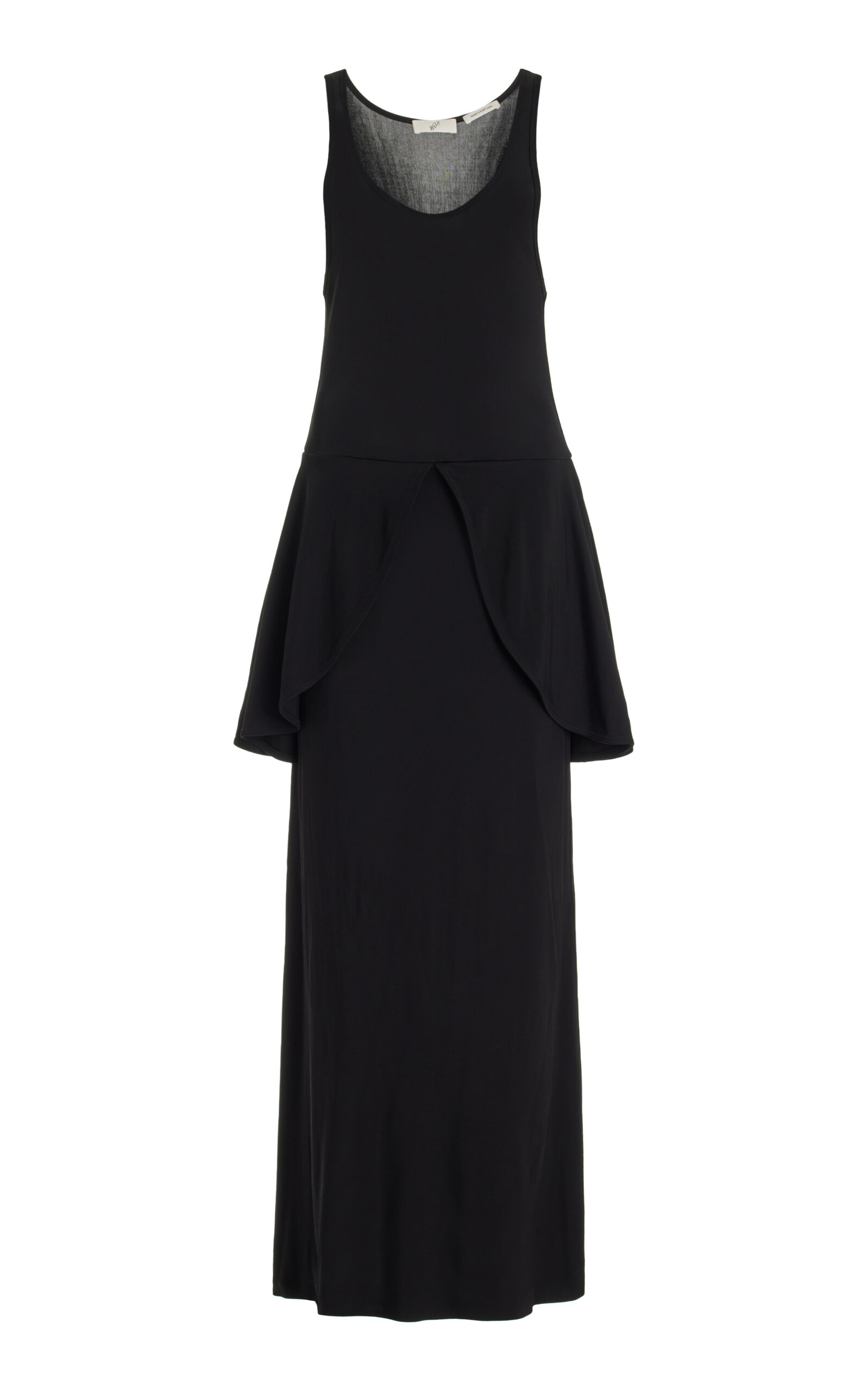 Shop Bite Studios Petal Jersey Maxi Dress In Black