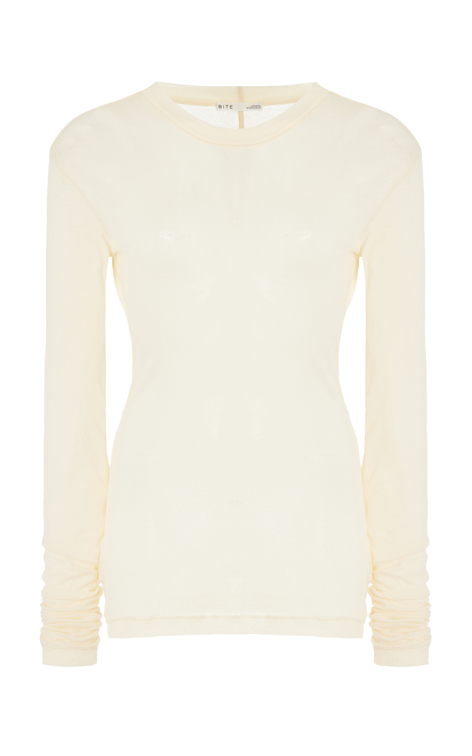 Shop Bite Studios Cotton-jersey Top In White