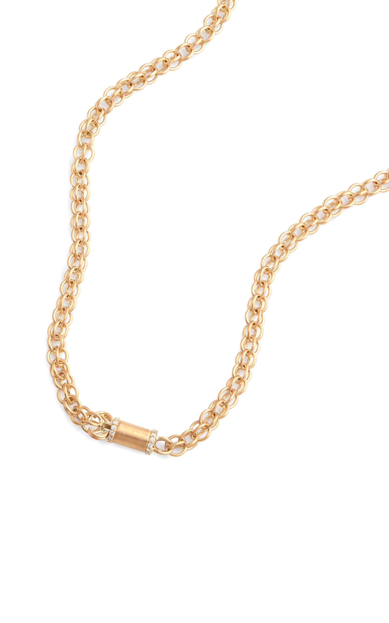 Jamie Wolf 18k Yellow Gold Diamond Chain Necklace
