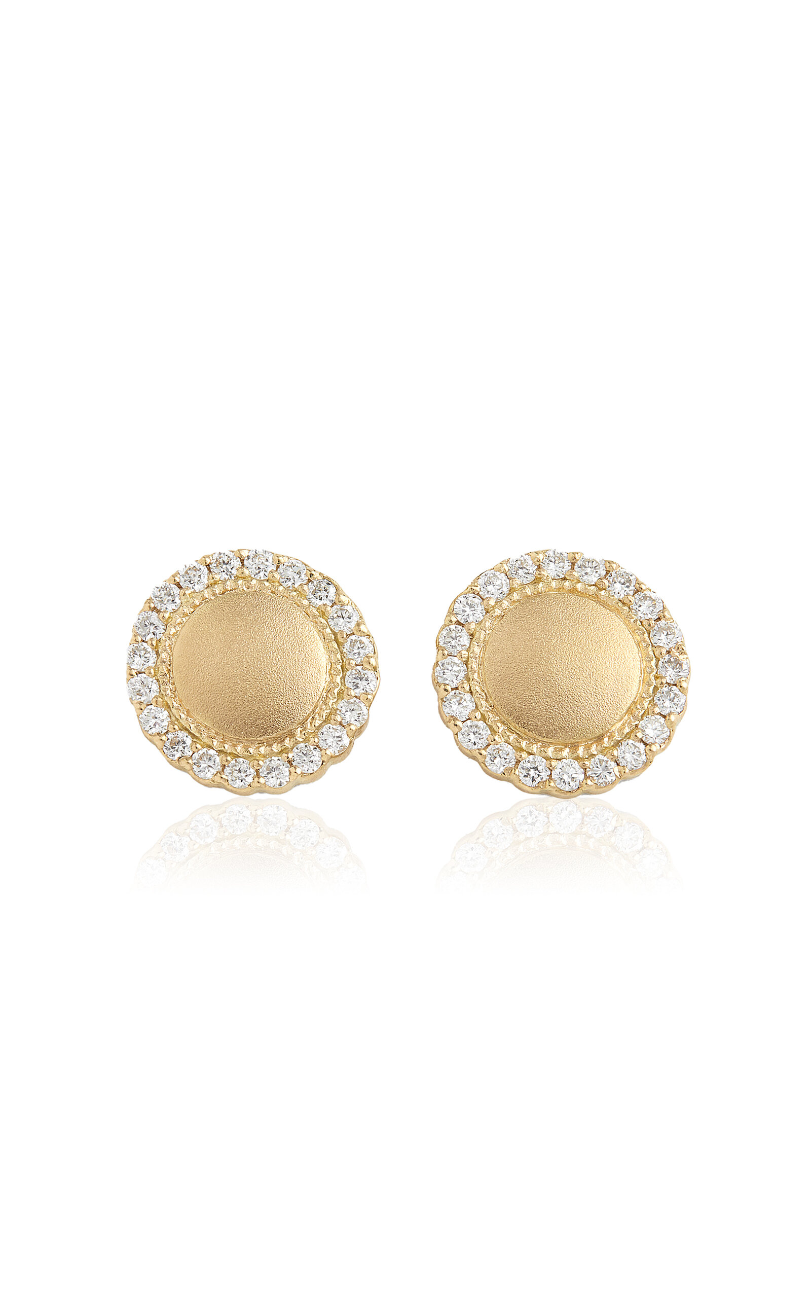 Shop Jamie Wolf 18k Yellow Gold Diamond Earrings