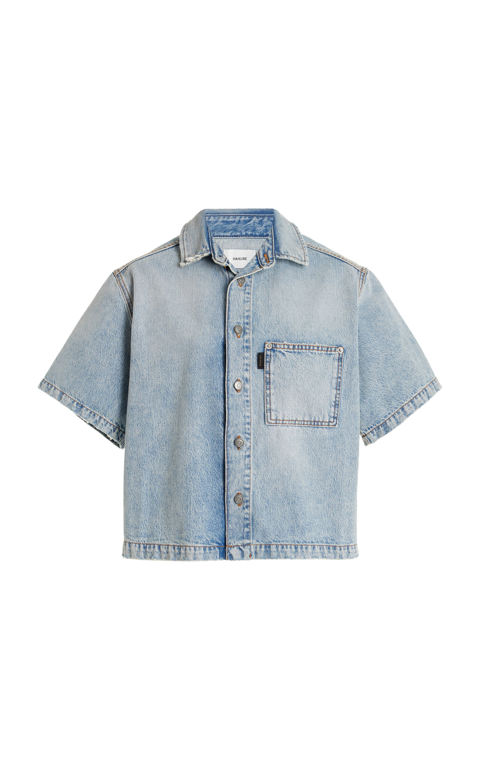 Olive Denim Shirt