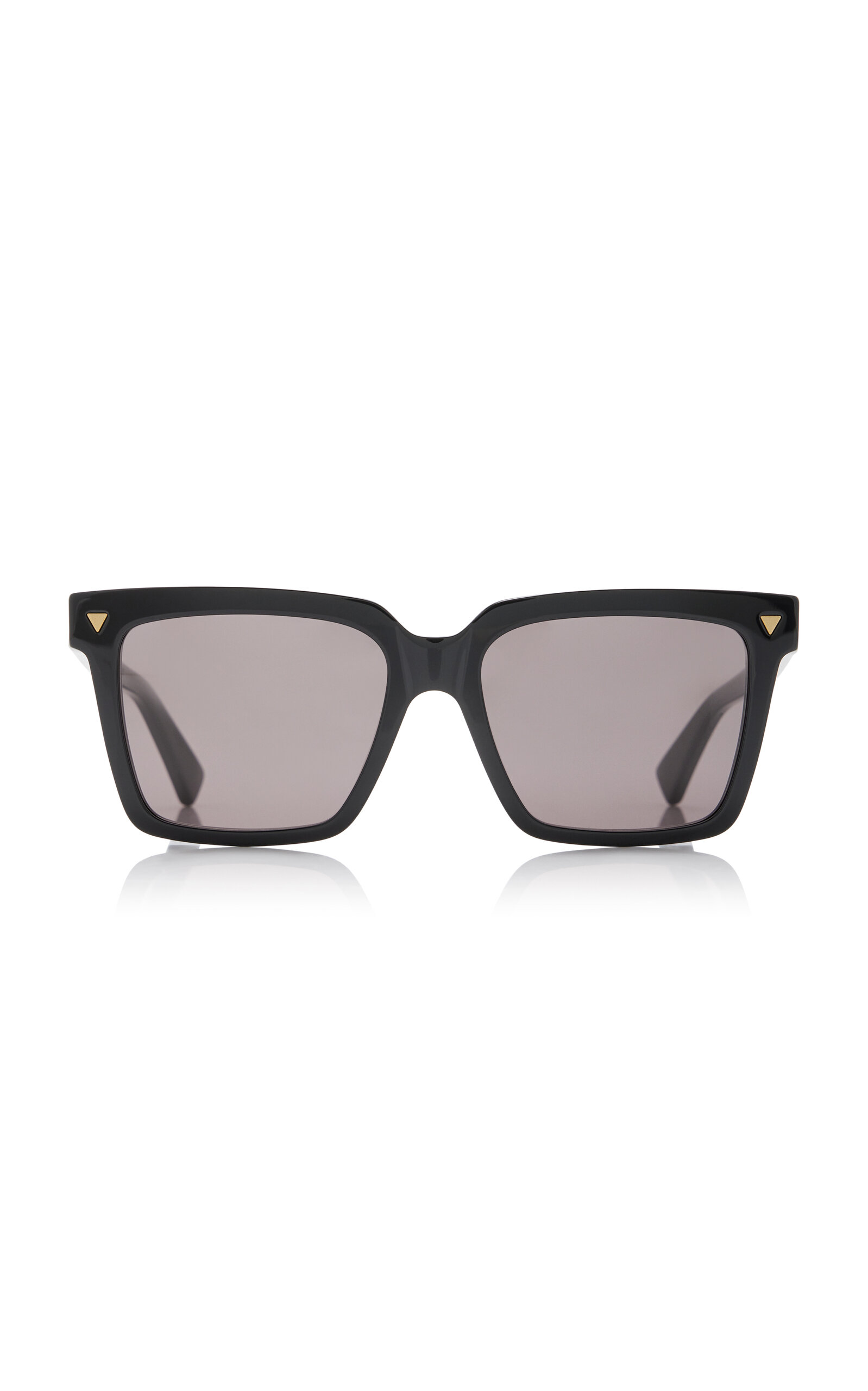 Bottega Veneta - Soft Square-Frame Acetate Sunglasses - Black - OS - Moda Operandi
