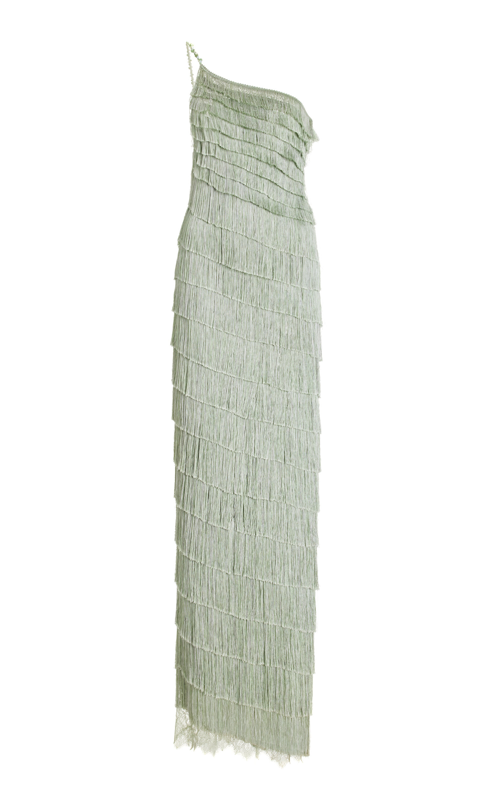 Isidora Fringed Silk-Blend Maxi Dress