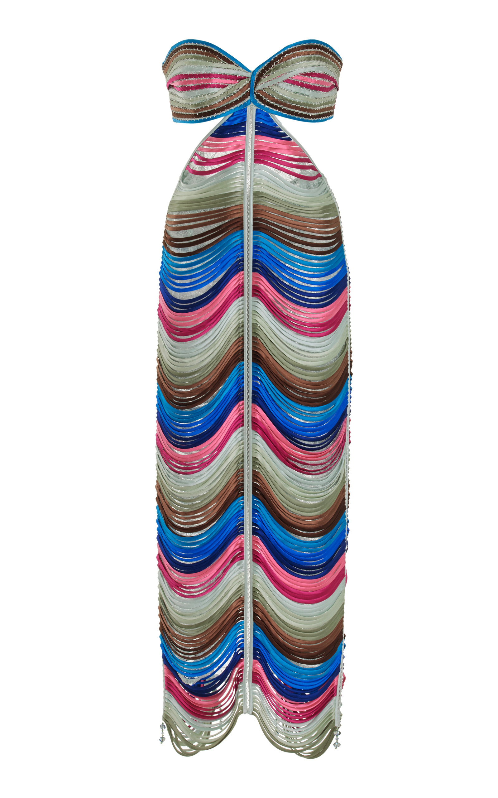 Life Of The Party Cutout Silk Dress