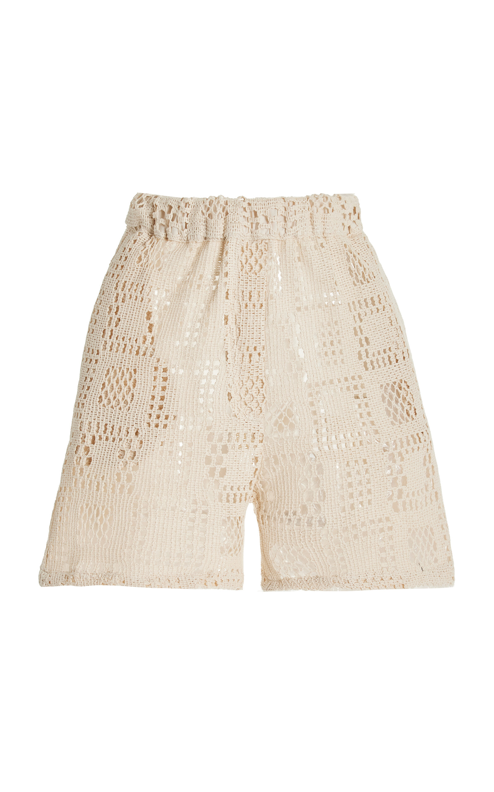 Crocheted Cotton Shorts