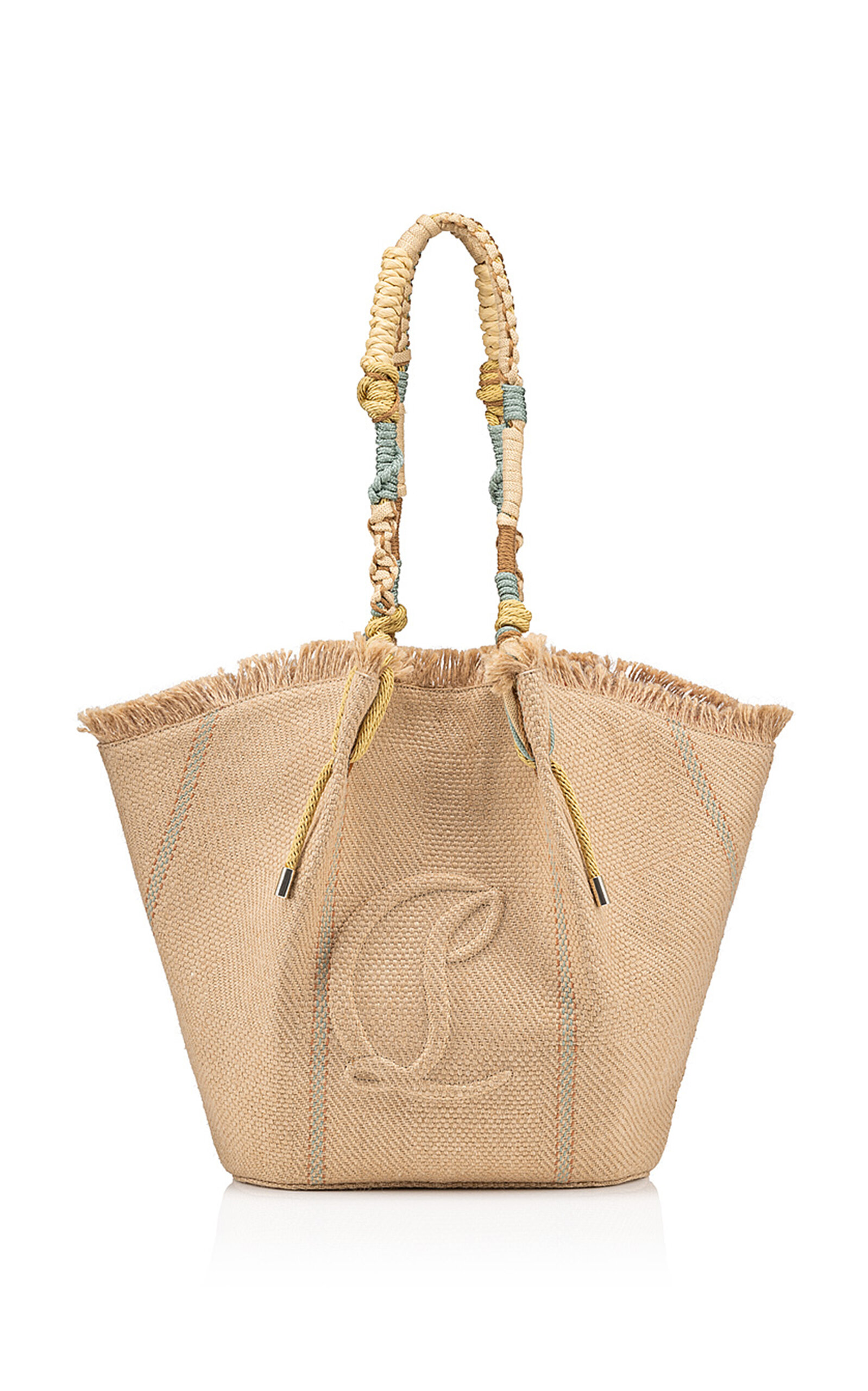 By My Side Woven Jute Tote Bag