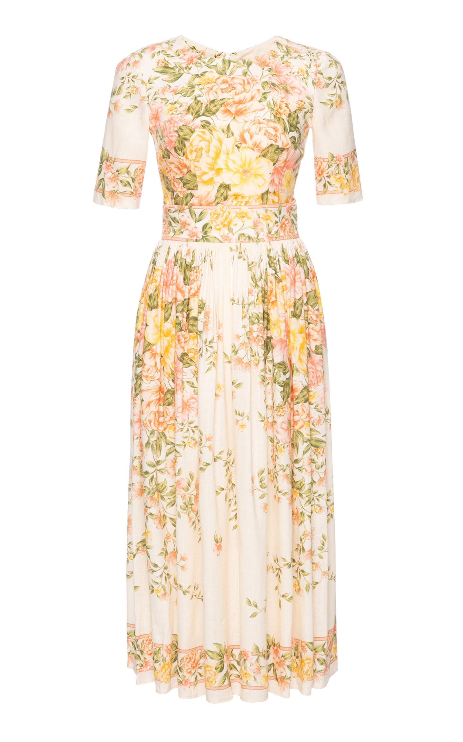 Alessia Floral-Printed Midi Dress