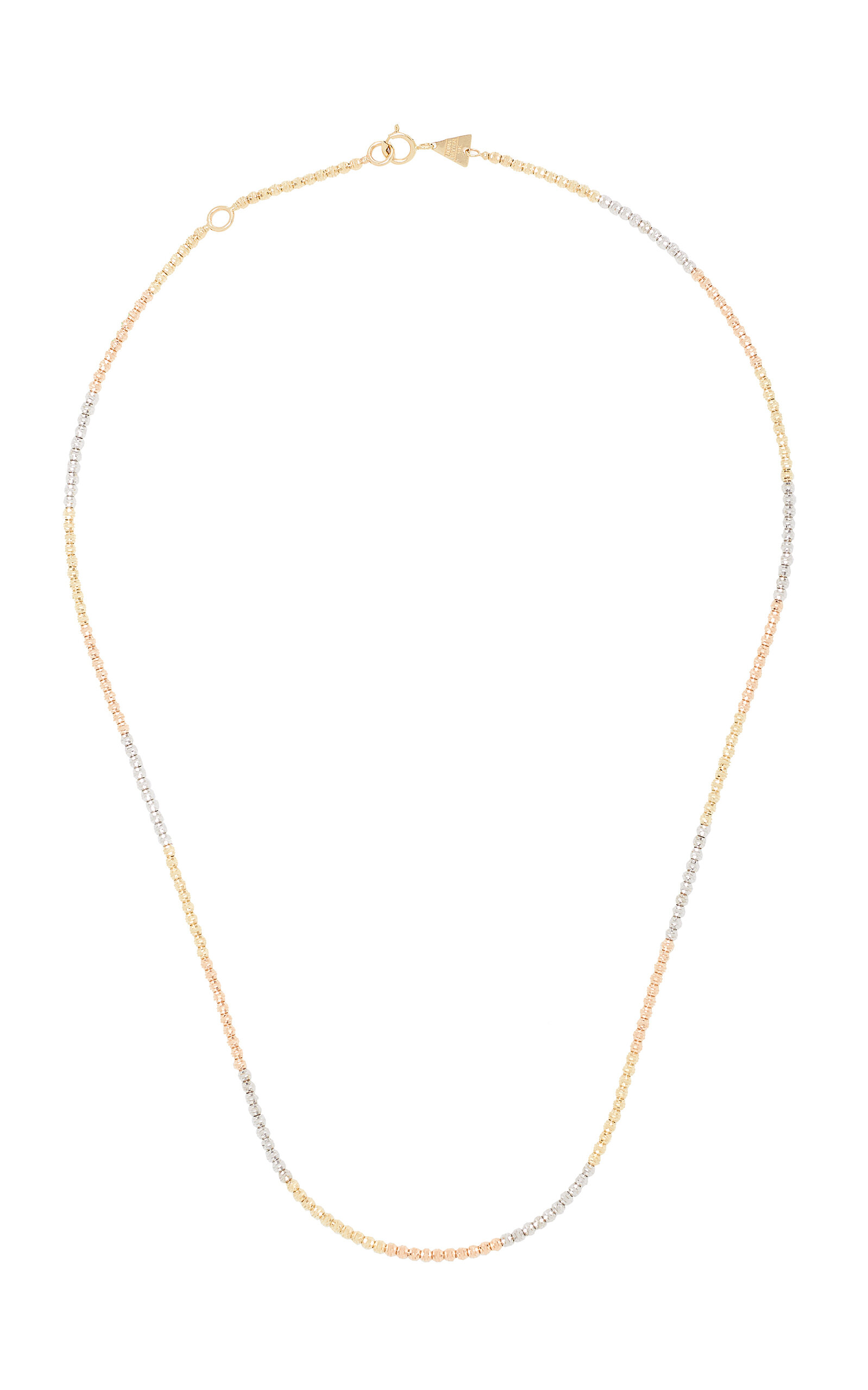 Adina Reyter 14k Yellow; Rose; And White Gold Chain Necklace