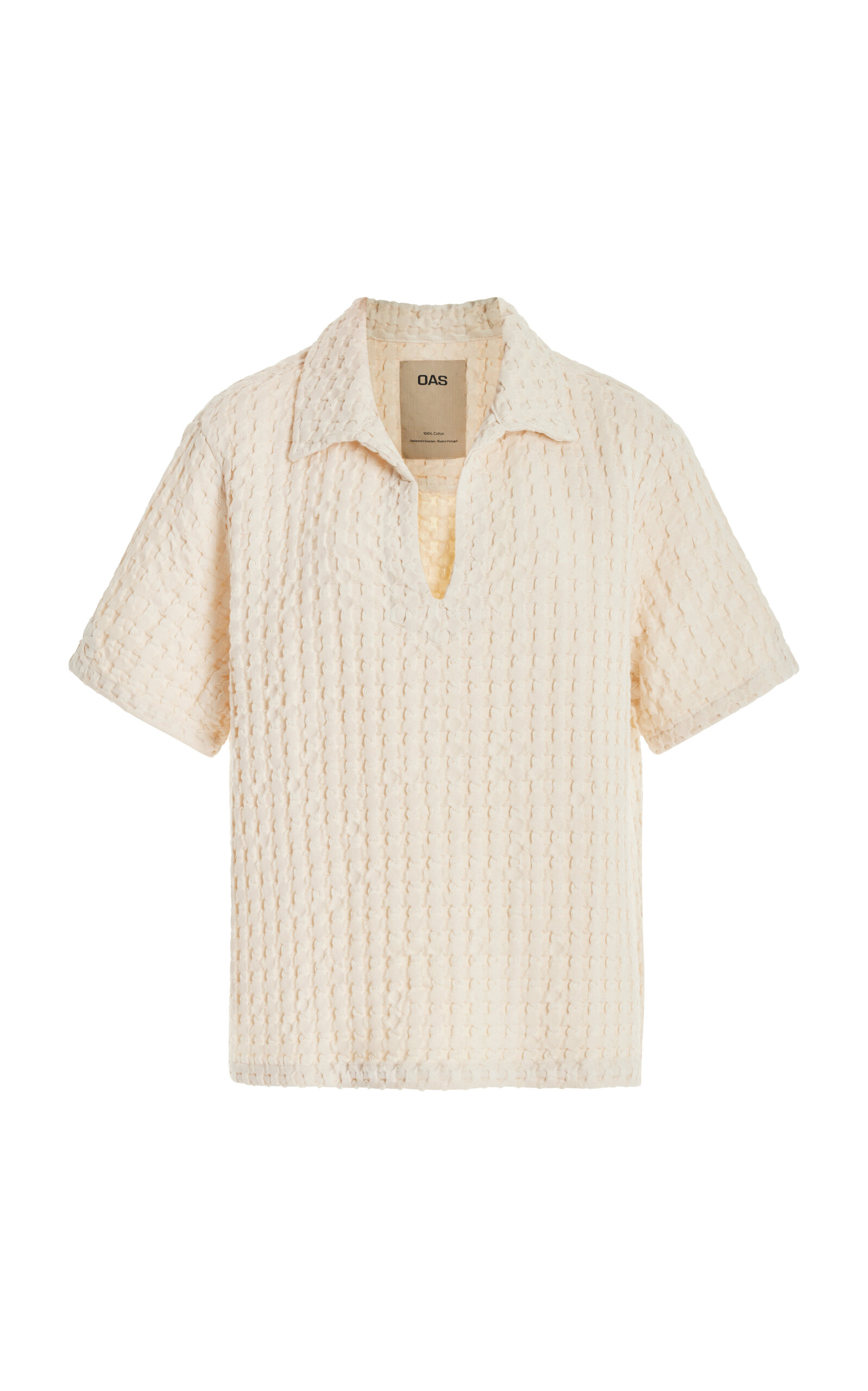 Oas Jaffa Waffle-Knit Cotton Shirt - Women's Clothing