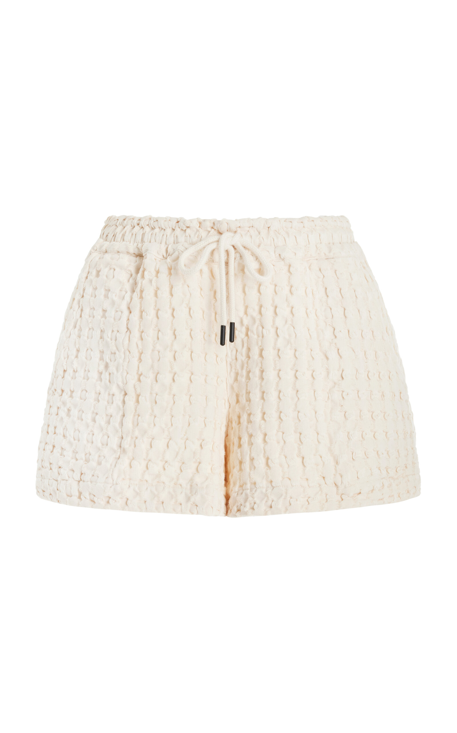Oas Drizzle Waffle-Knit Cotton Shorts