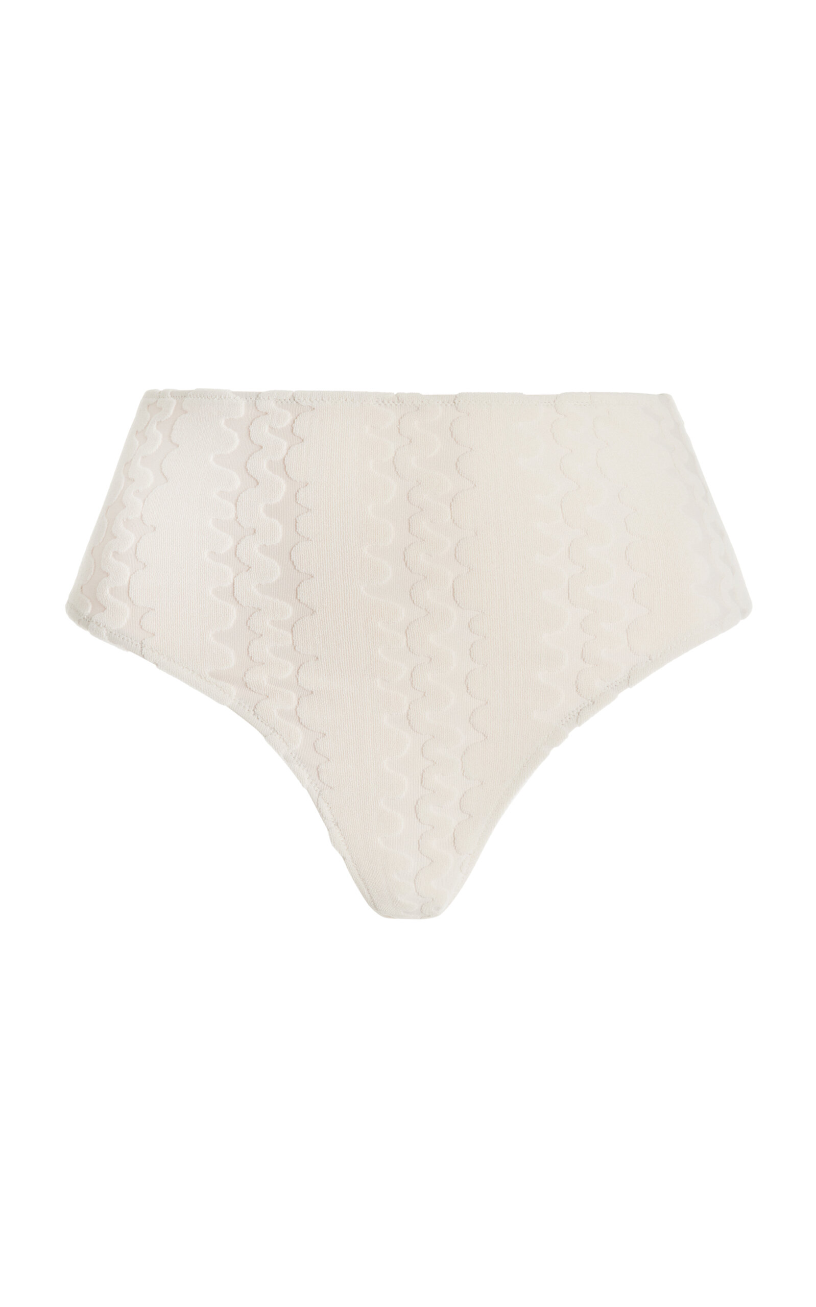 Oas Riva Ruched High-Rise Bikini Bottom