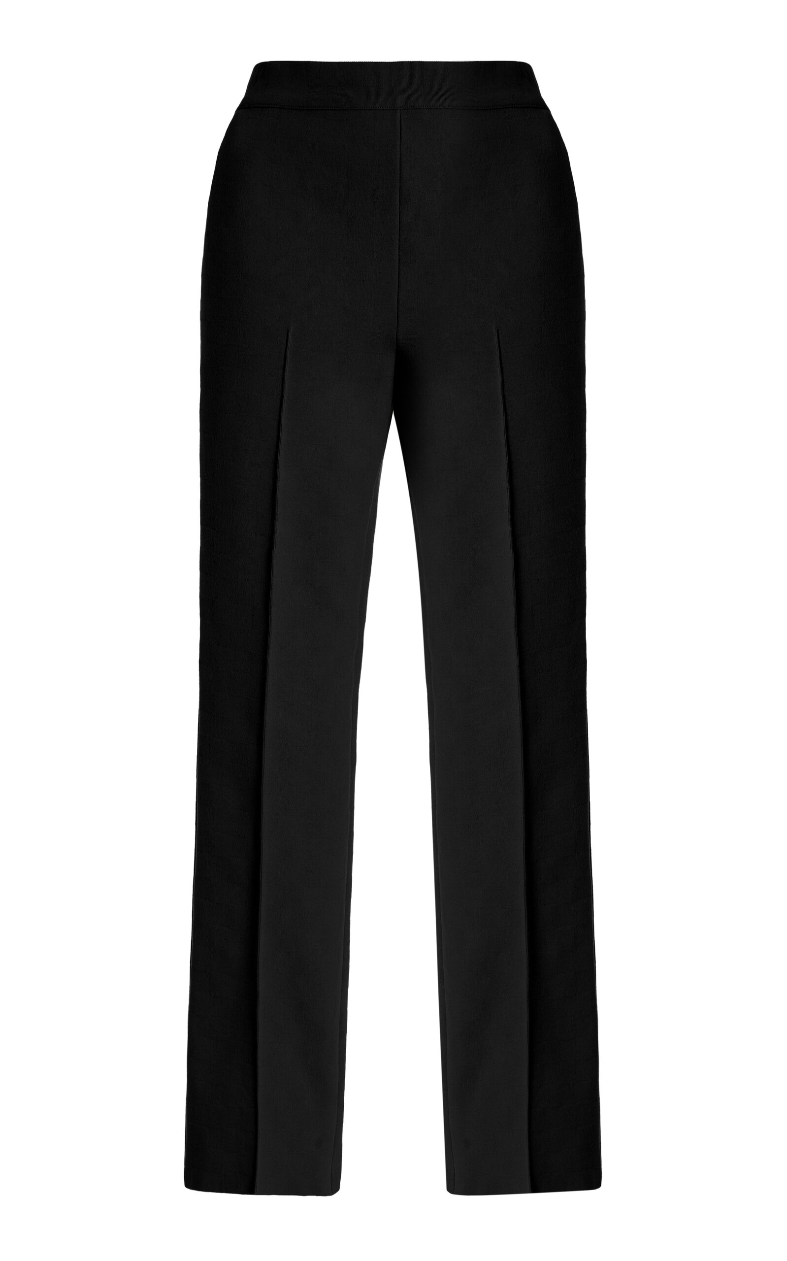 Shop High Sport Nsfw Jules Stretch Knit Pants In Black